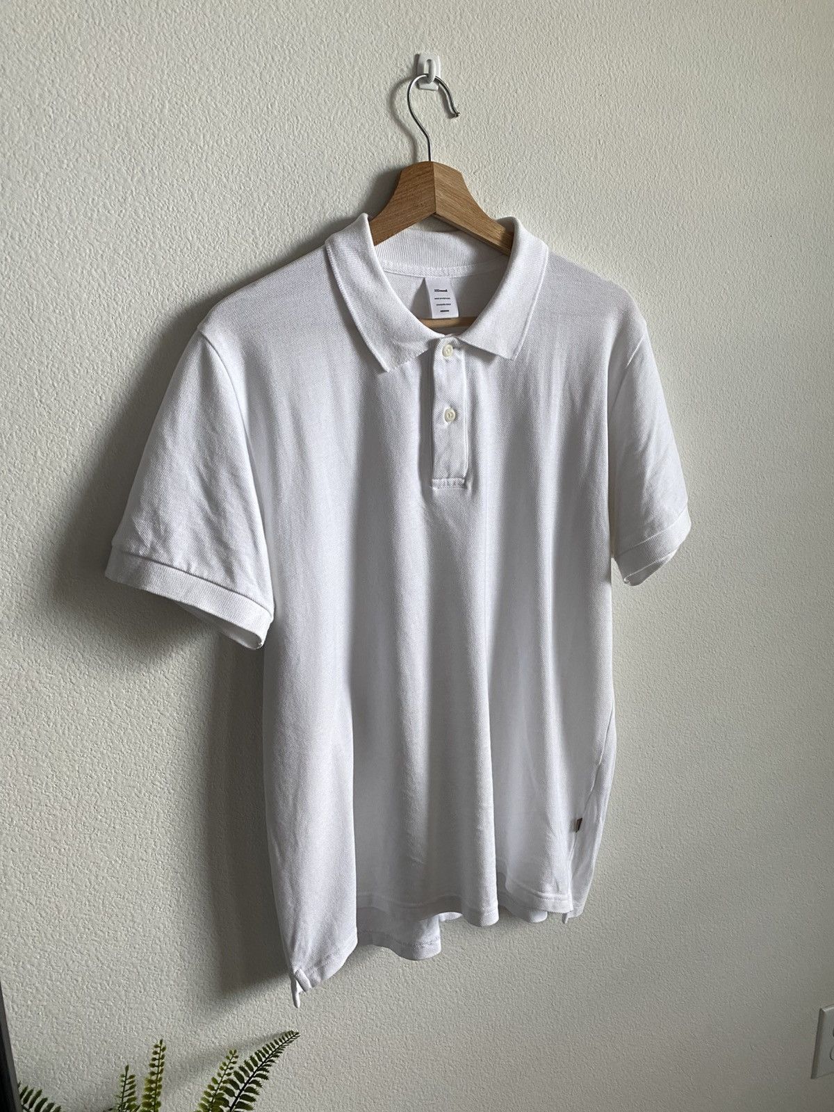 JJJJound Jjjjound White Polo Shirt Size US M / EU 48-50 / 2 - 2 Thumbnail