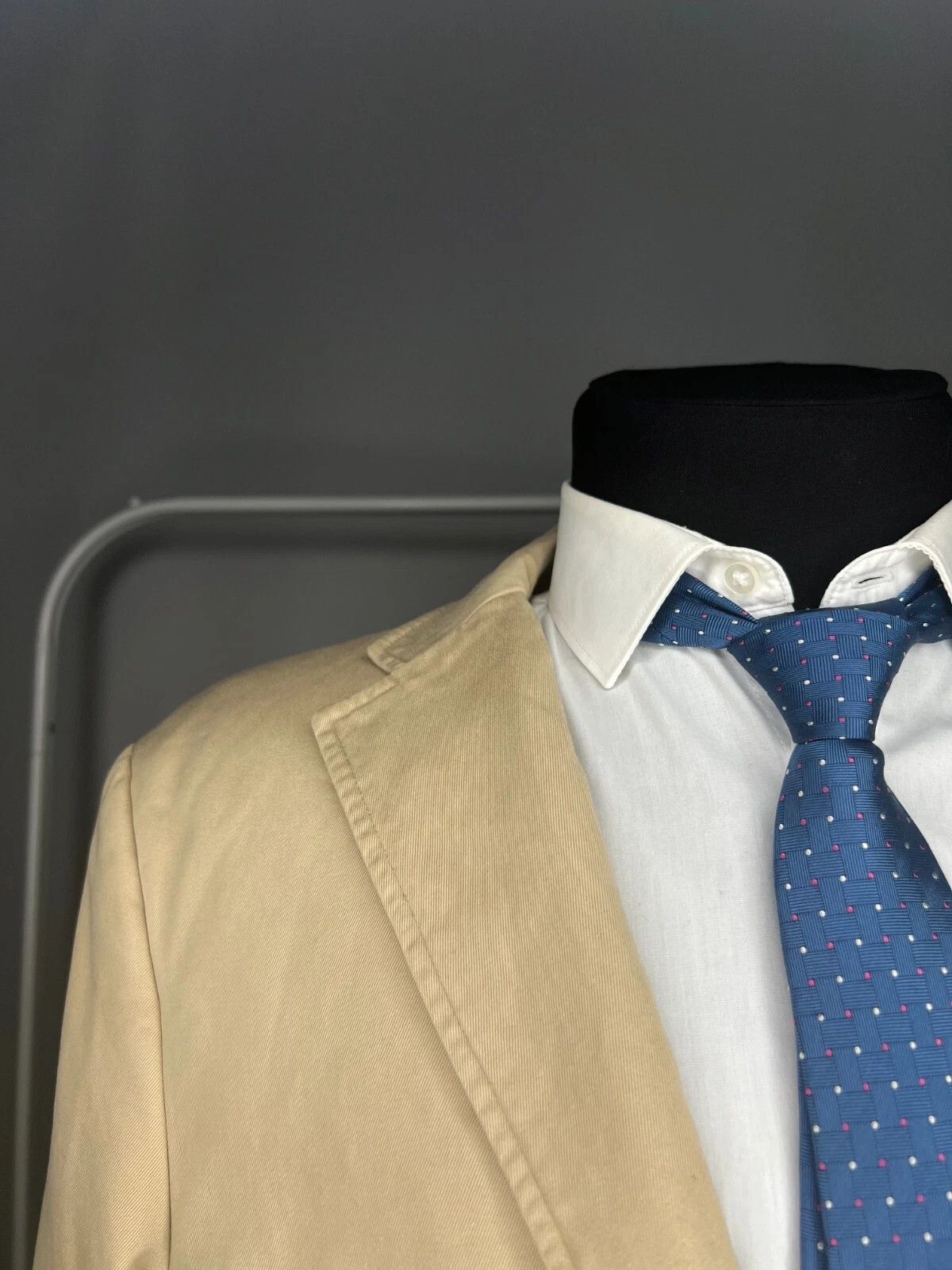 Polo Ralph Lauren Polo Ralph Lauren Beige Cotton 2 or 3 roll Blazer Size 42R - 2 Thumbnail