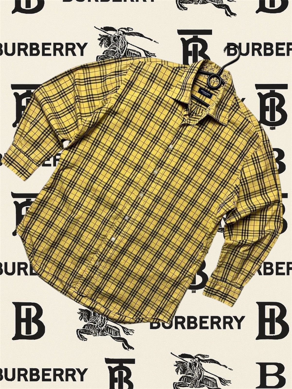 Burberry Vintage Burberry plaid long sleeve shirt size M rare Size US M / EU 48-50 / 2 - 1 Thumbnail