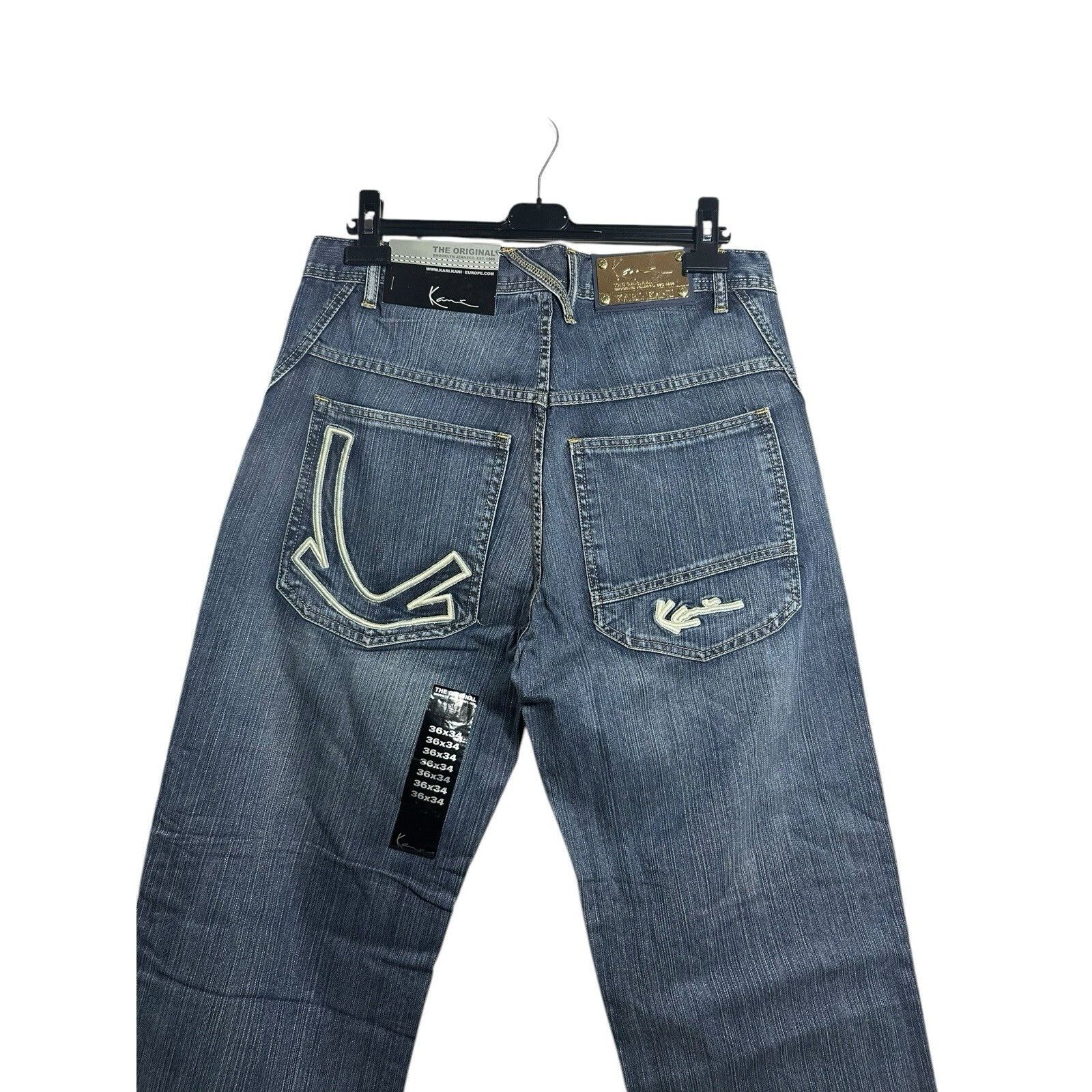 Karl Kani Vintage Karl Kani Jeans 36x34 Denim Hip Hop Baggy Y2K 90’s 2 Size US 36 / EU 52 - 4 Thumbnail
