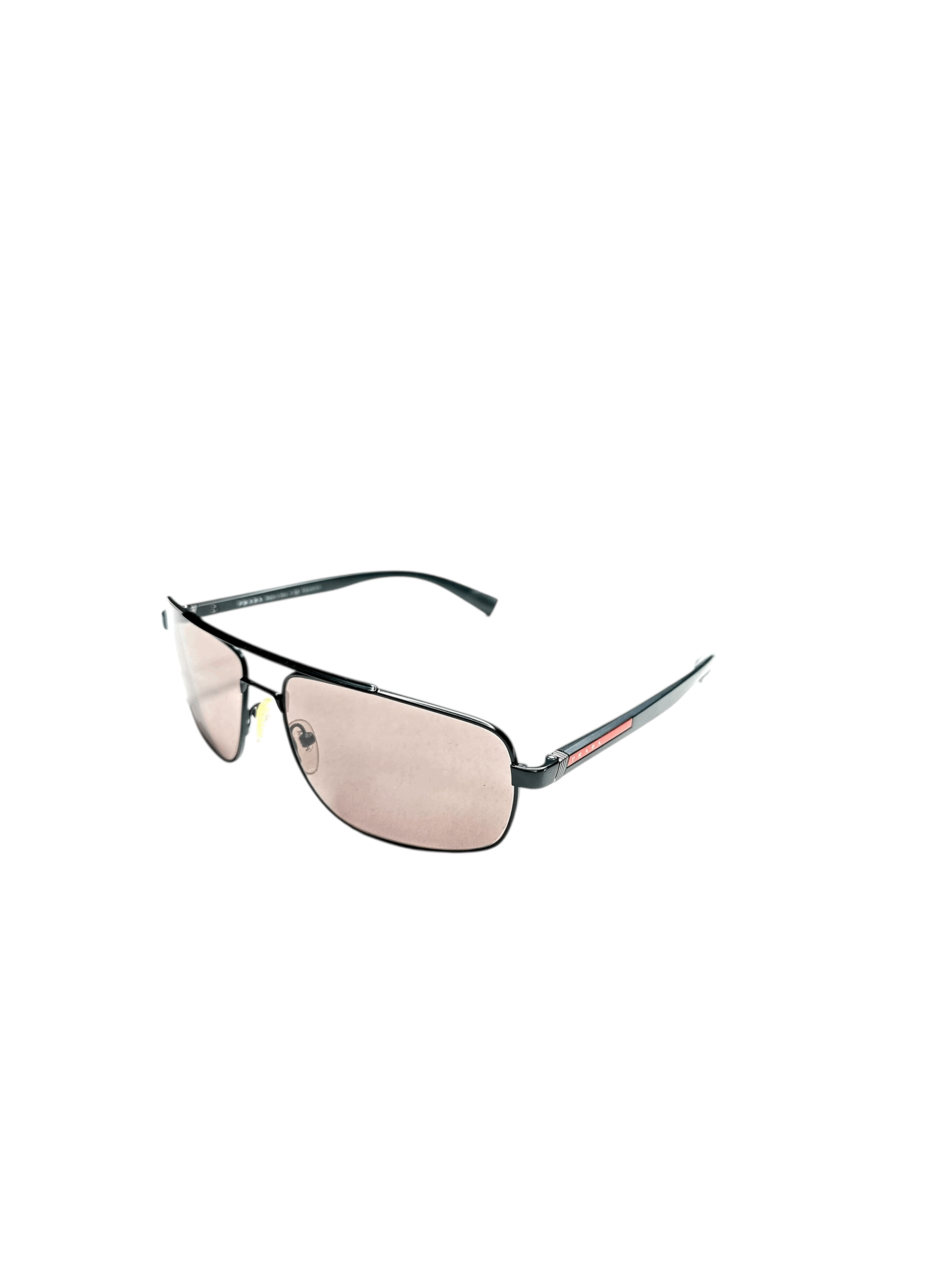 Prada Prada Aviator Matte Black Sunglasses Size ONE SIZE - 1 Thumbnail