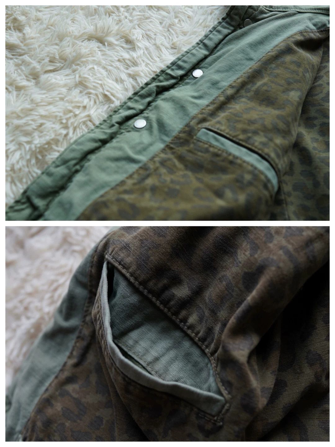 Wtaps WTAPS M65 12AW Leopard Washed Bamboo Twill Jacket S Size US S / EU 44-46 / 1 - 3 Thumbnail