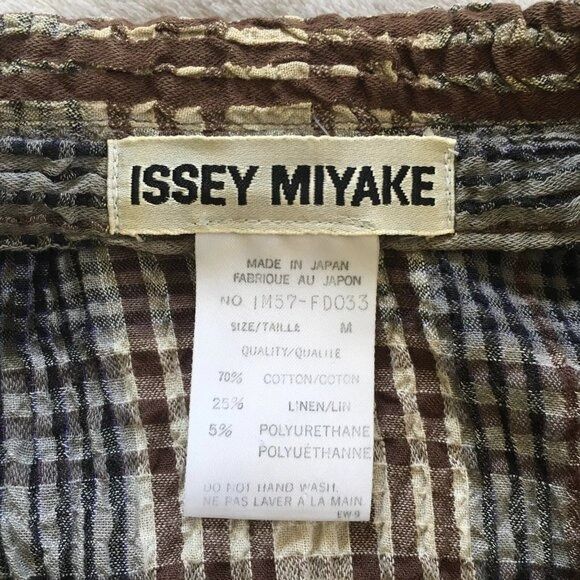 Issey Miyake Issey Miyake Seer Sucker VTG Plaid Tunic Plantation Blazer D Size L / US 10 / IT 46 - 10 Thumbnail