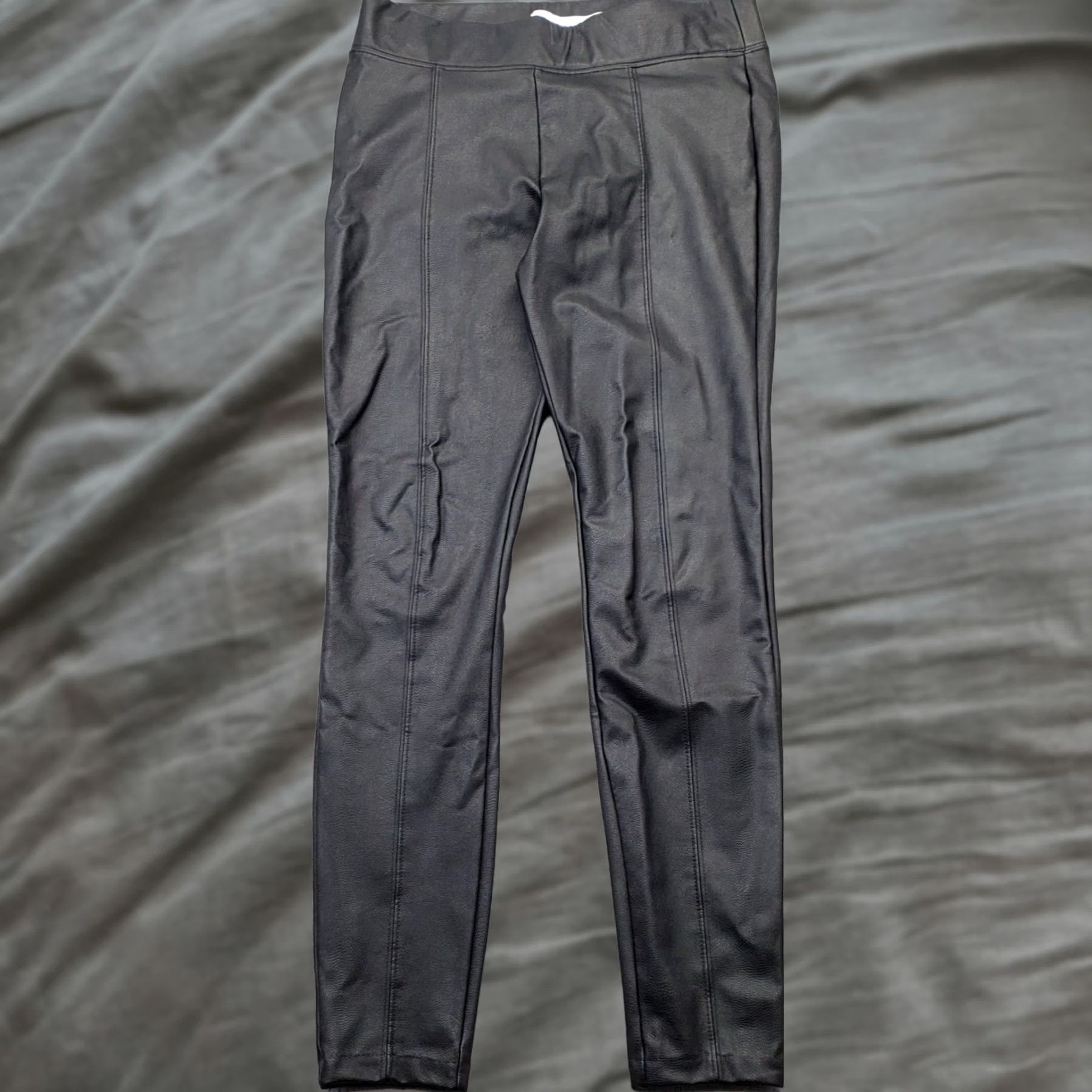 Old Navy Old Navy Faux Leather Pants Womens S Black Stevie High Rise Pull On Size 28" / US 6 / IT 42 - 1 Thumbnail