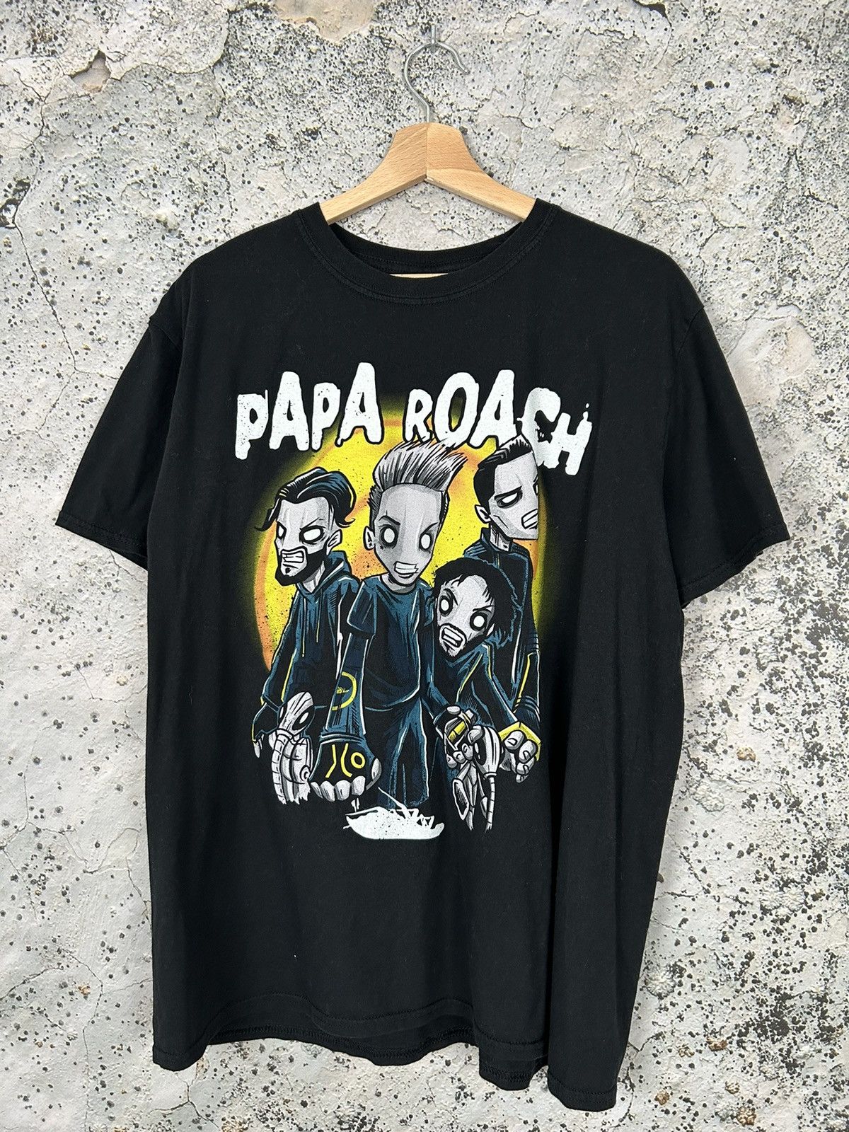 Band Tees Vintage Papa Roach Rock Band Tee Punk Grunge Graphic Size US L / EU 52-54 / 3 - 1 Thumbnail