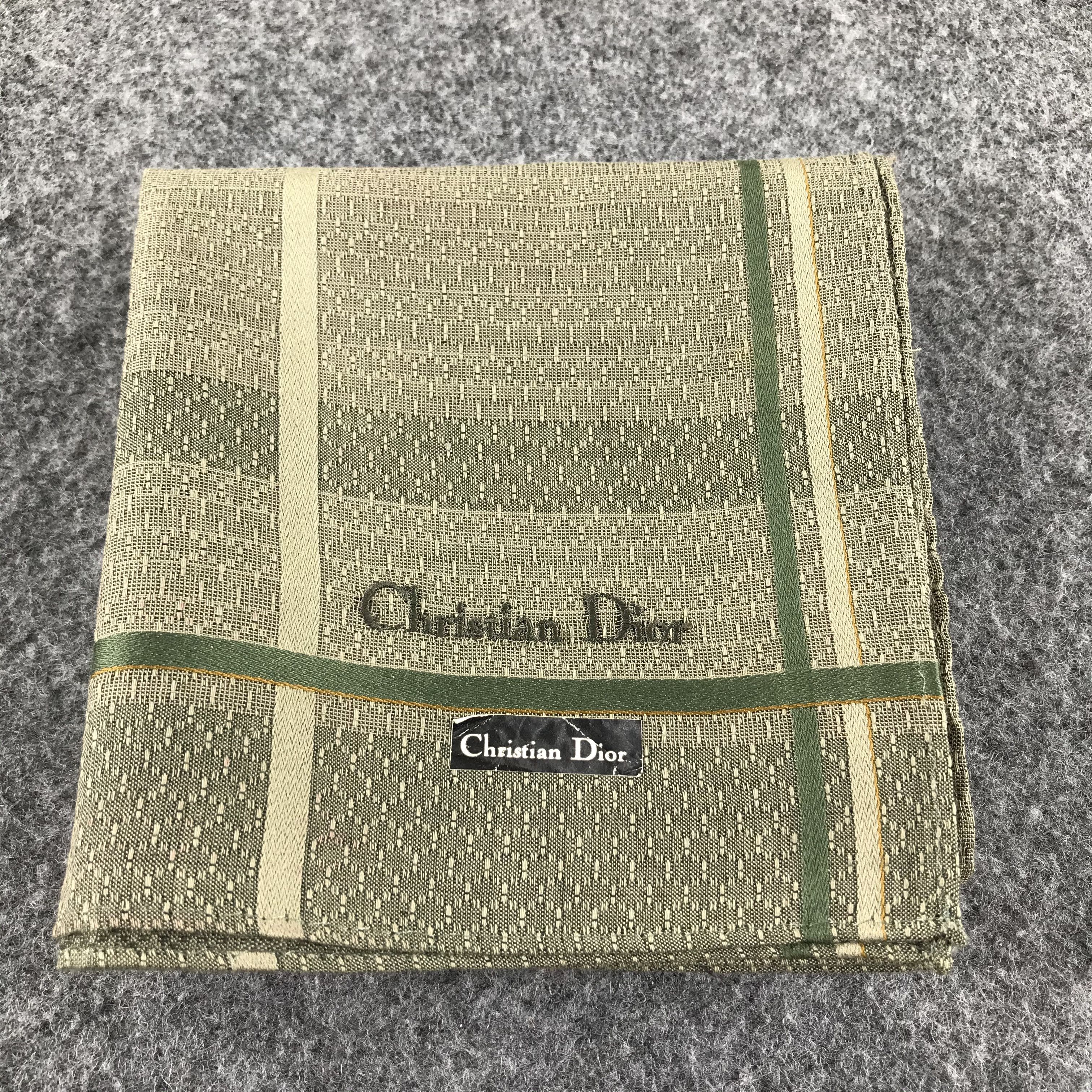 Christian Dior Monsieur Christian Dior Handkerchief Neckerchief Bandana H440 Size ONE SIZE - 9 Thumbnail