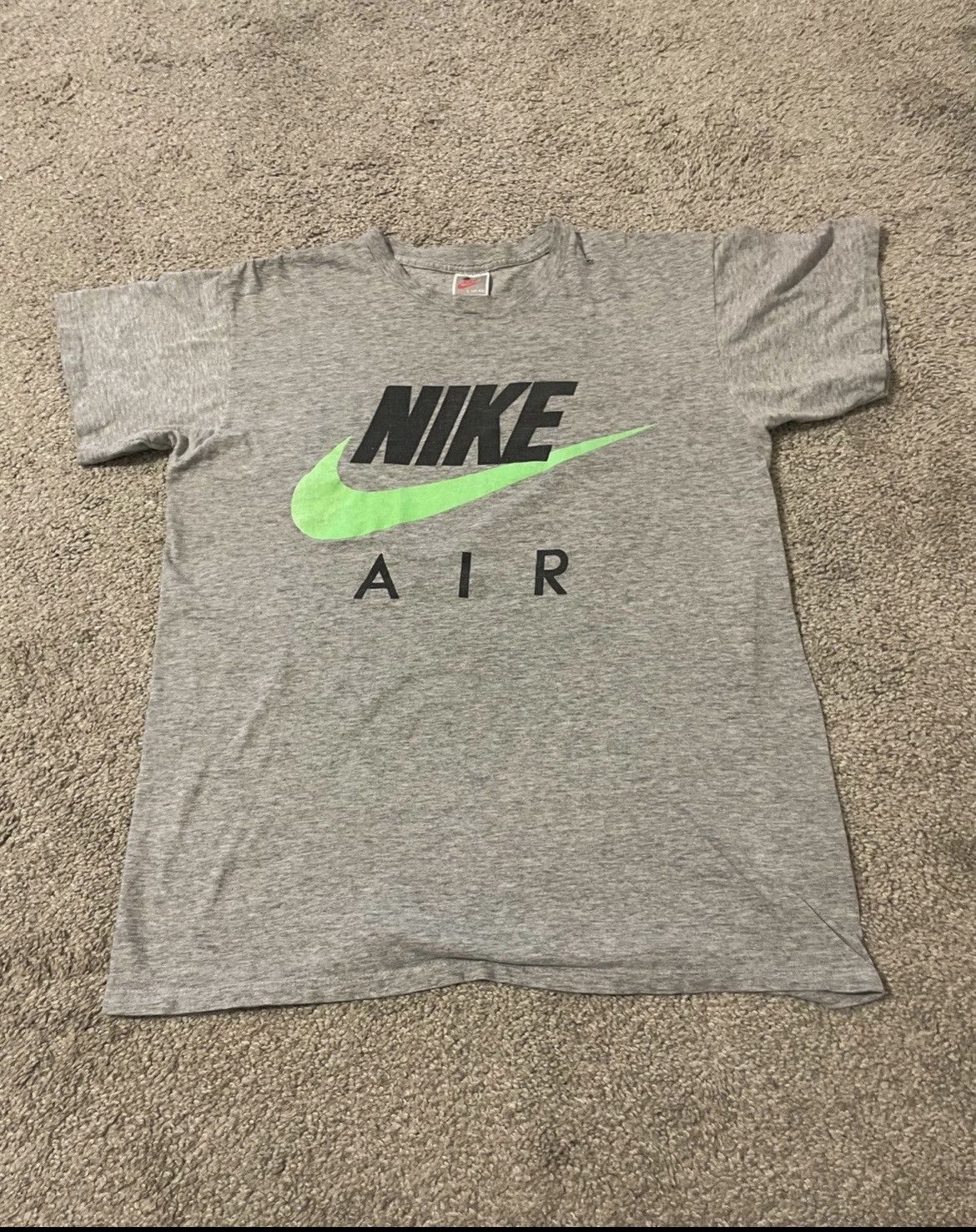 Nike × Vintage Vintage 90s Nike Single Stitch Tee Swoosh Made In USA Large Size US L / EU 52-54 / 3 - 2 Thumbnail