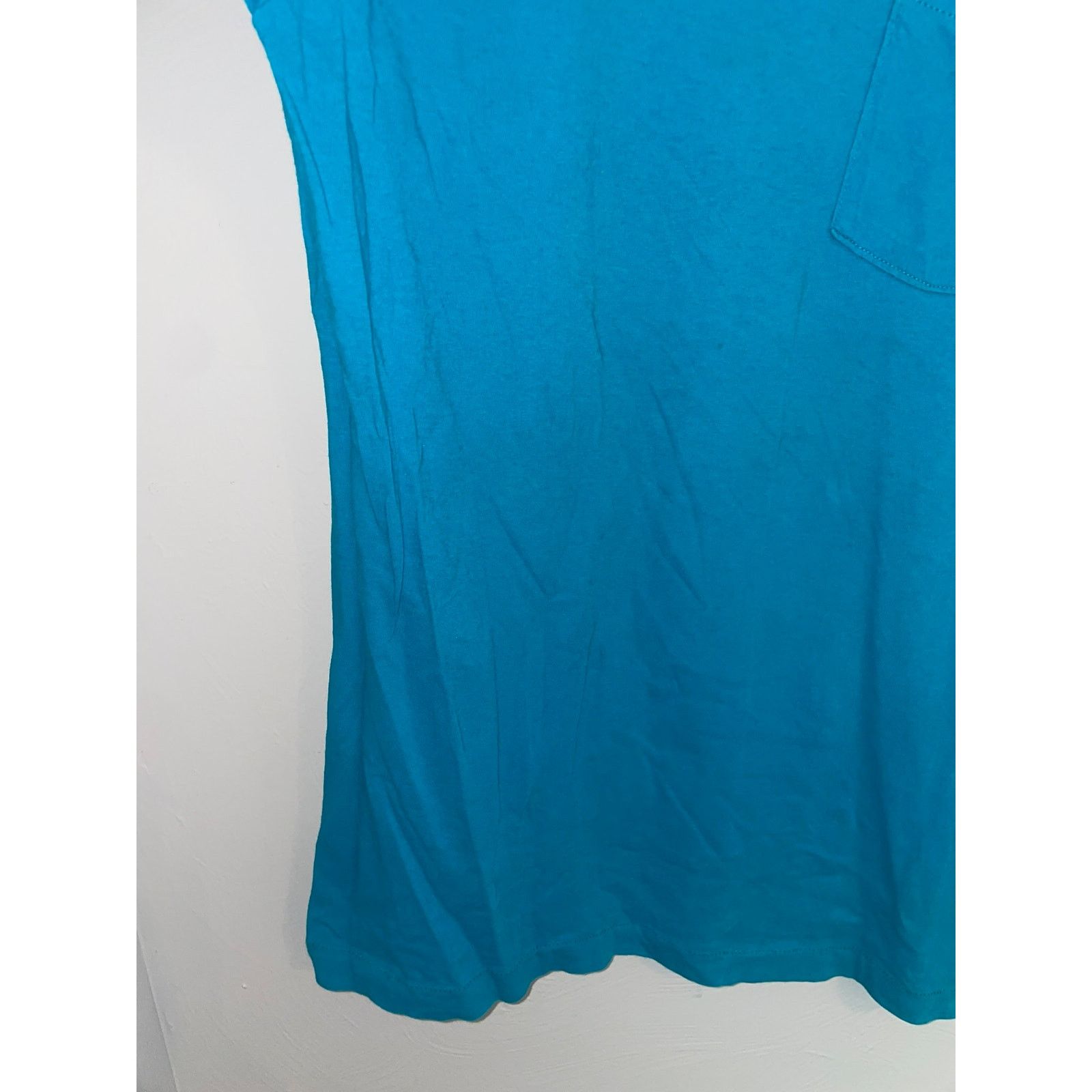 Fruit Of The Loom Vintage Blue Blank Shirt Fruit Of The Loom Pocket Tee 90s XL Size US XL / EU 56 / 4 - 5 Thumbnail