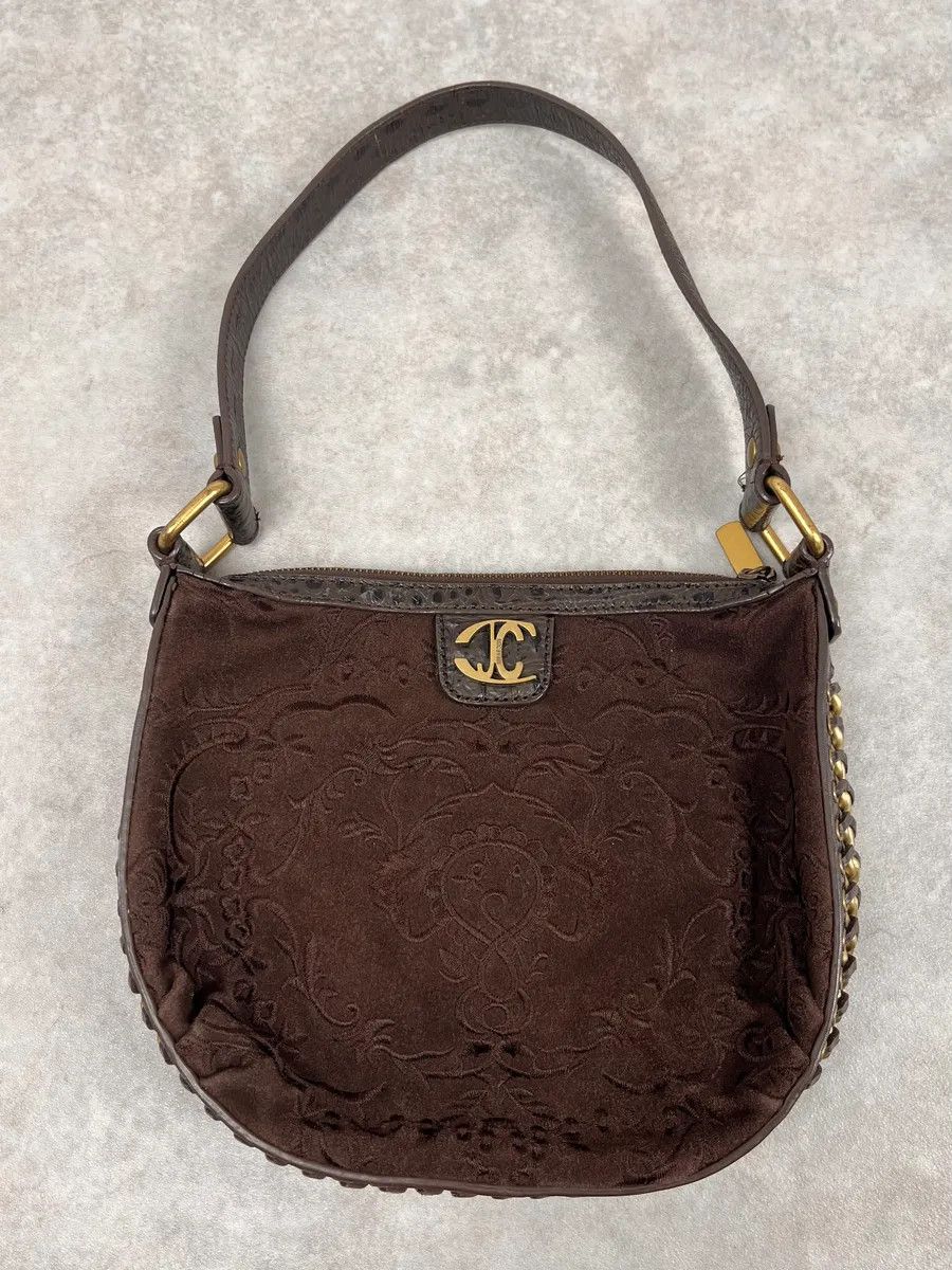 Roberto Cavalli AW2007 Cavalli Embroided Brown Handle Bag Size ONE SIZE - 1 Thumbnail