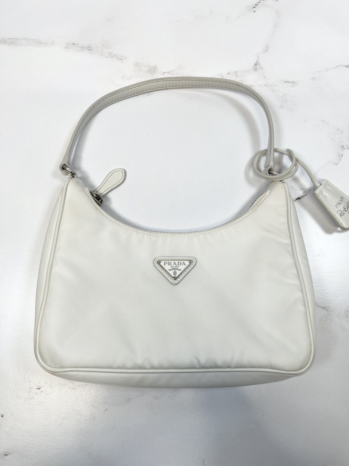 Prada Prada Re-edition 2005 Re-nylon Mini Hobo Shoulder Bag Purse Size ONE SIZE - 2 Thumbnail