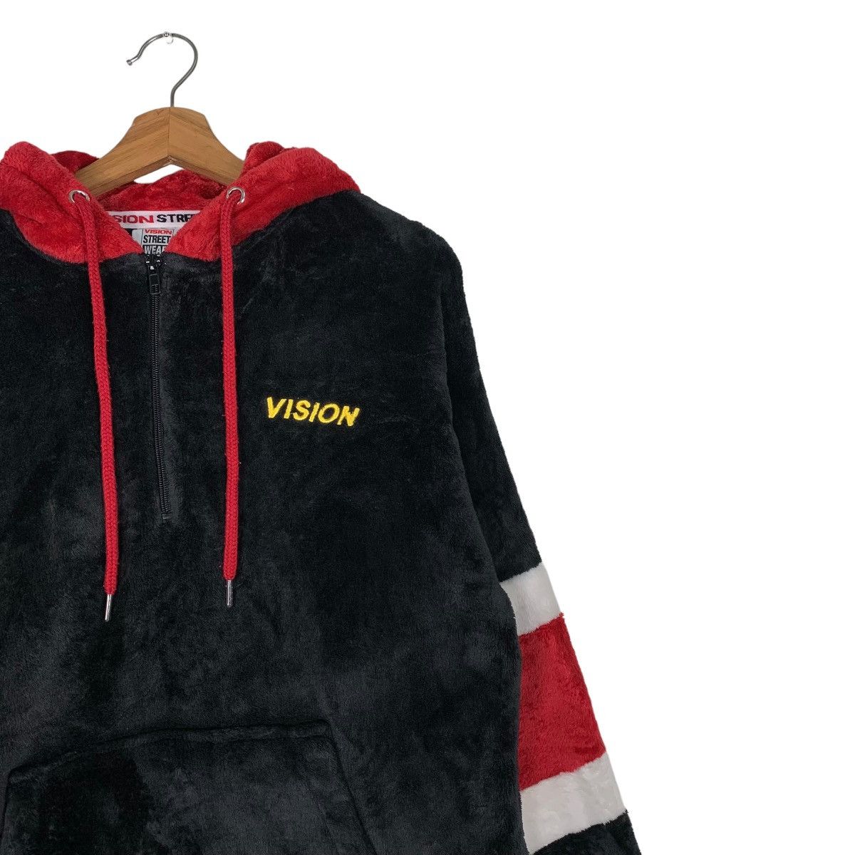 Vision Streetwear VISION STREETWEAR HALF ZIP FLEECE PULLOVER HODDIES #0128-C7 Size US M / EU 48-50 / 2 - 6 Thumbnail