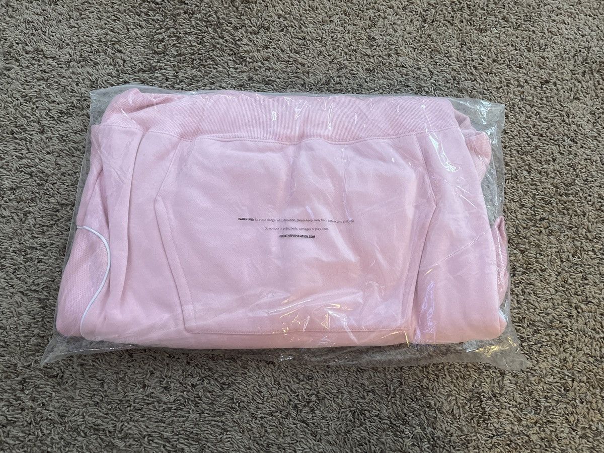 Fuck The Population FTP Mesh Piping Logo Hoodie Pink XL Size US XL / EU 56 / 4 - 2 Thumbnail