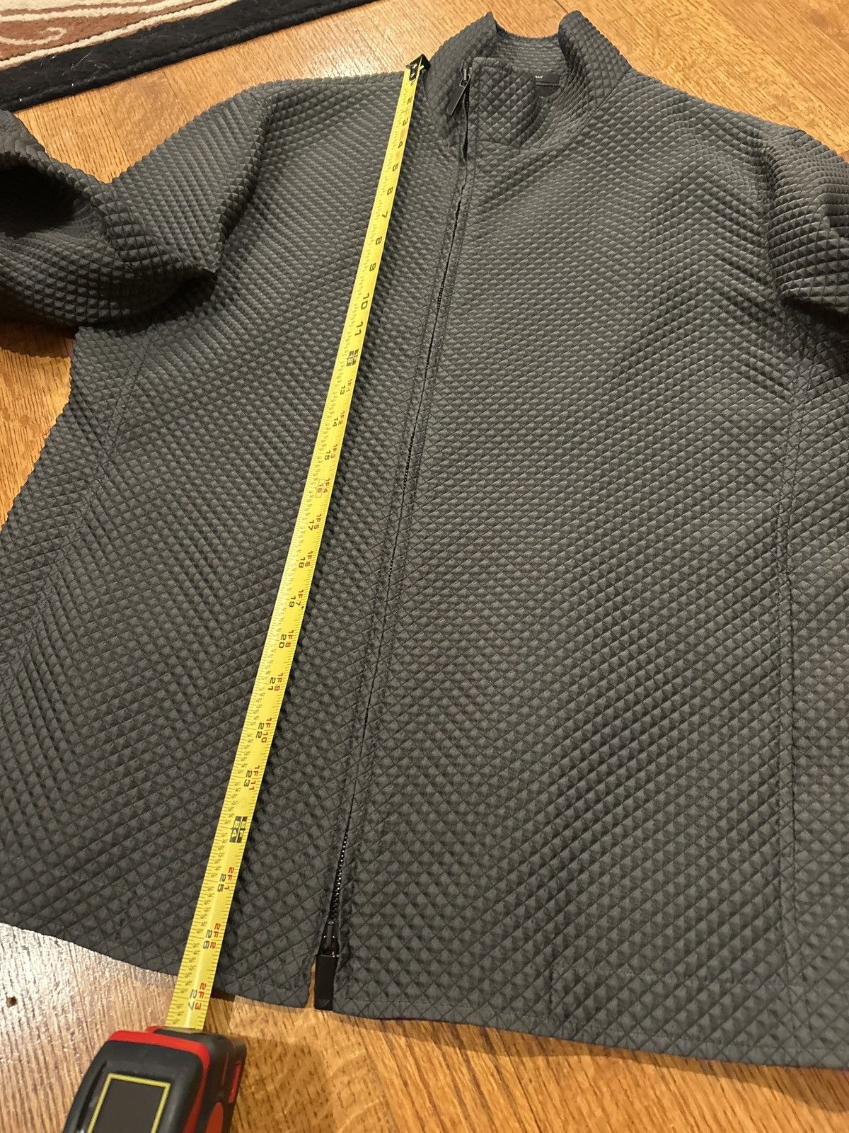 Emporio Armani NEW Emporio Armani Diamond Textured Jacket Lightweight Size US M / EU 48-50 / 2 - 7 Thumbnail