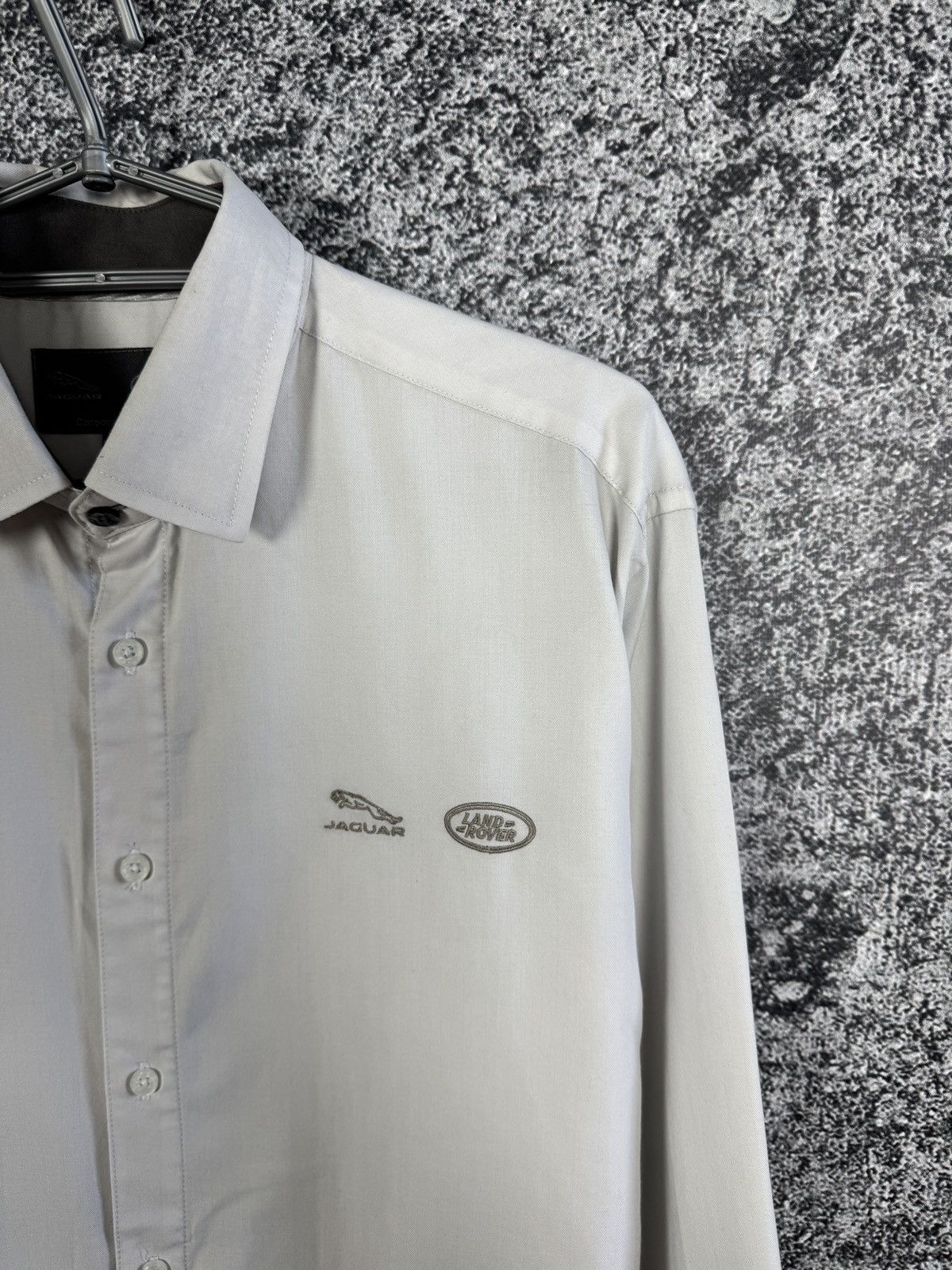 Vintage Jaguar Land Rover Long Sleeve Shirt Buttop Up Racing Vintage Size US L / EU 52-54 / 3 - 2 Thumbnail