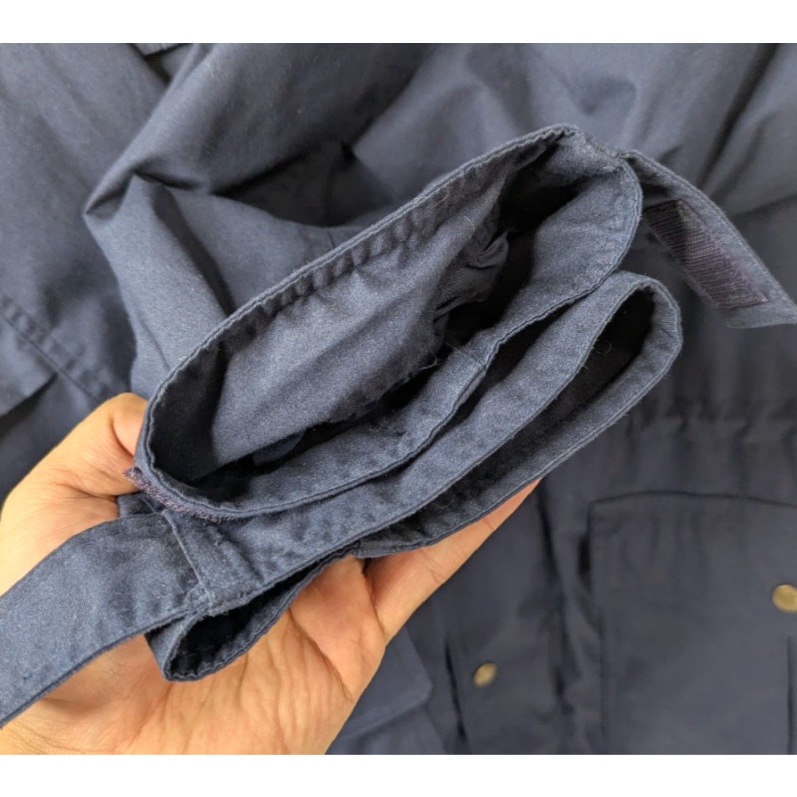 Eddie Bauer VINTAGE Eddie Bauer Mountain Parka Jacket Men L Navy Hooded Chore Wool Lined Size US L / EU 52-54 / 3 - 2 Thumbnail