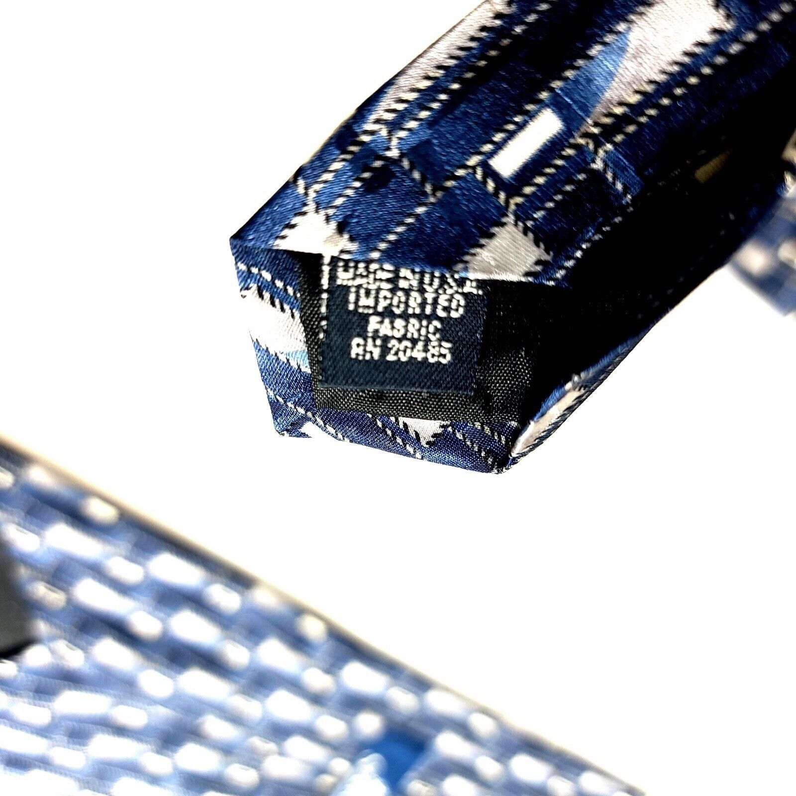 Stafford Stafford Blue Abstract Geometric Jacquard Print Blue Wide Si Size ONE SIZE - 4 Thumbnail