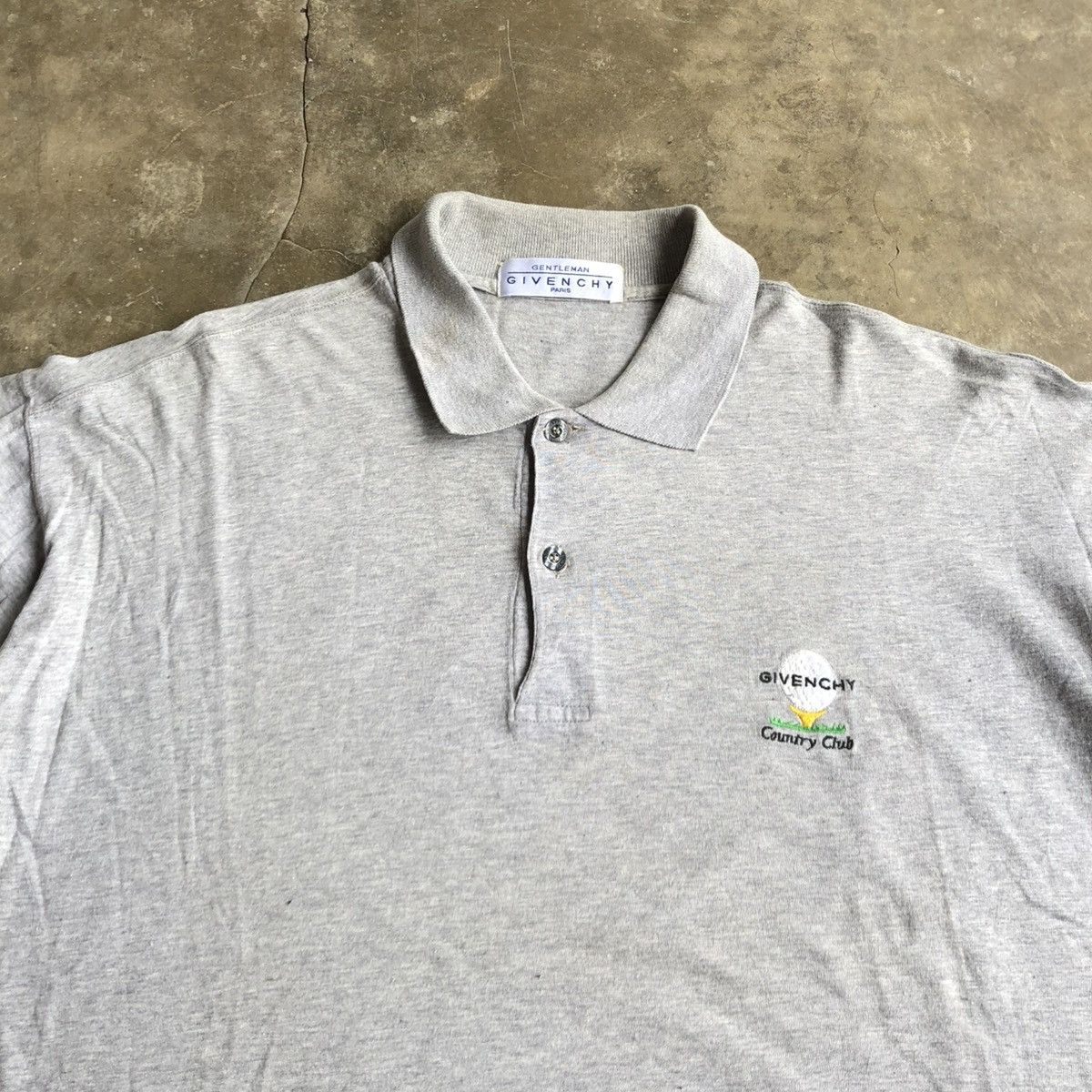Givenchy 🇮🇹Vintage Givenchy Gentleman Golf Polo T-shirt Grey Luxury Size US XL / EU 56 / 4 - 4 Thumbnail