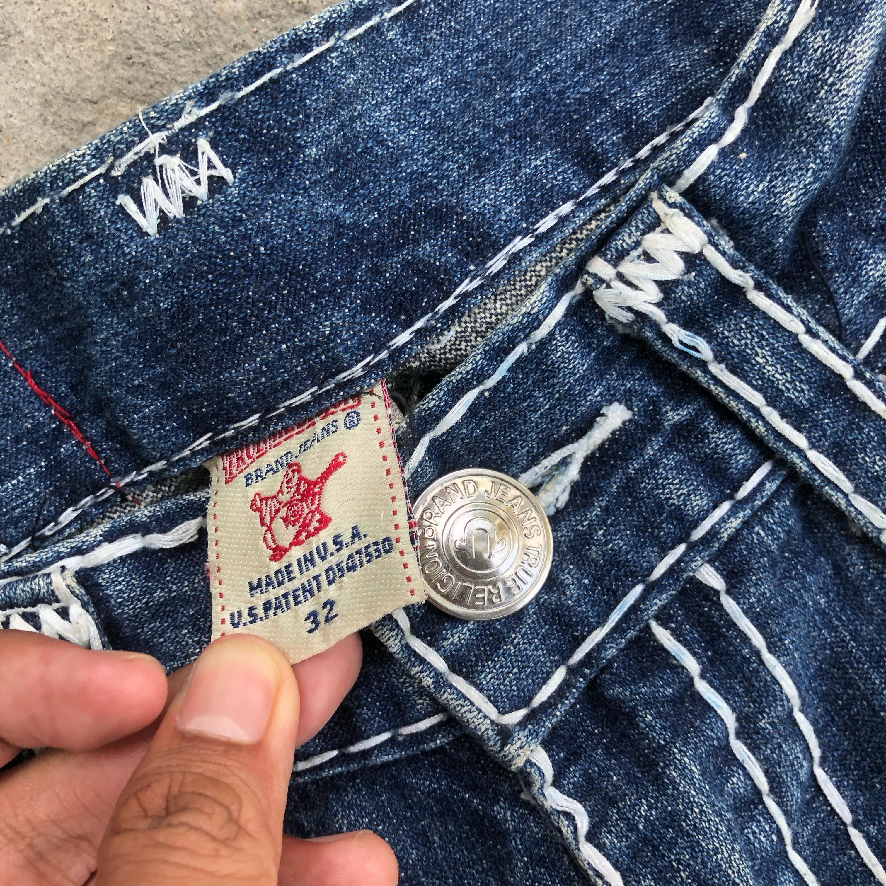 True Religion True Religion White Stiching Flared denim Size US 32 / EU 48 - 3 Thumbnail