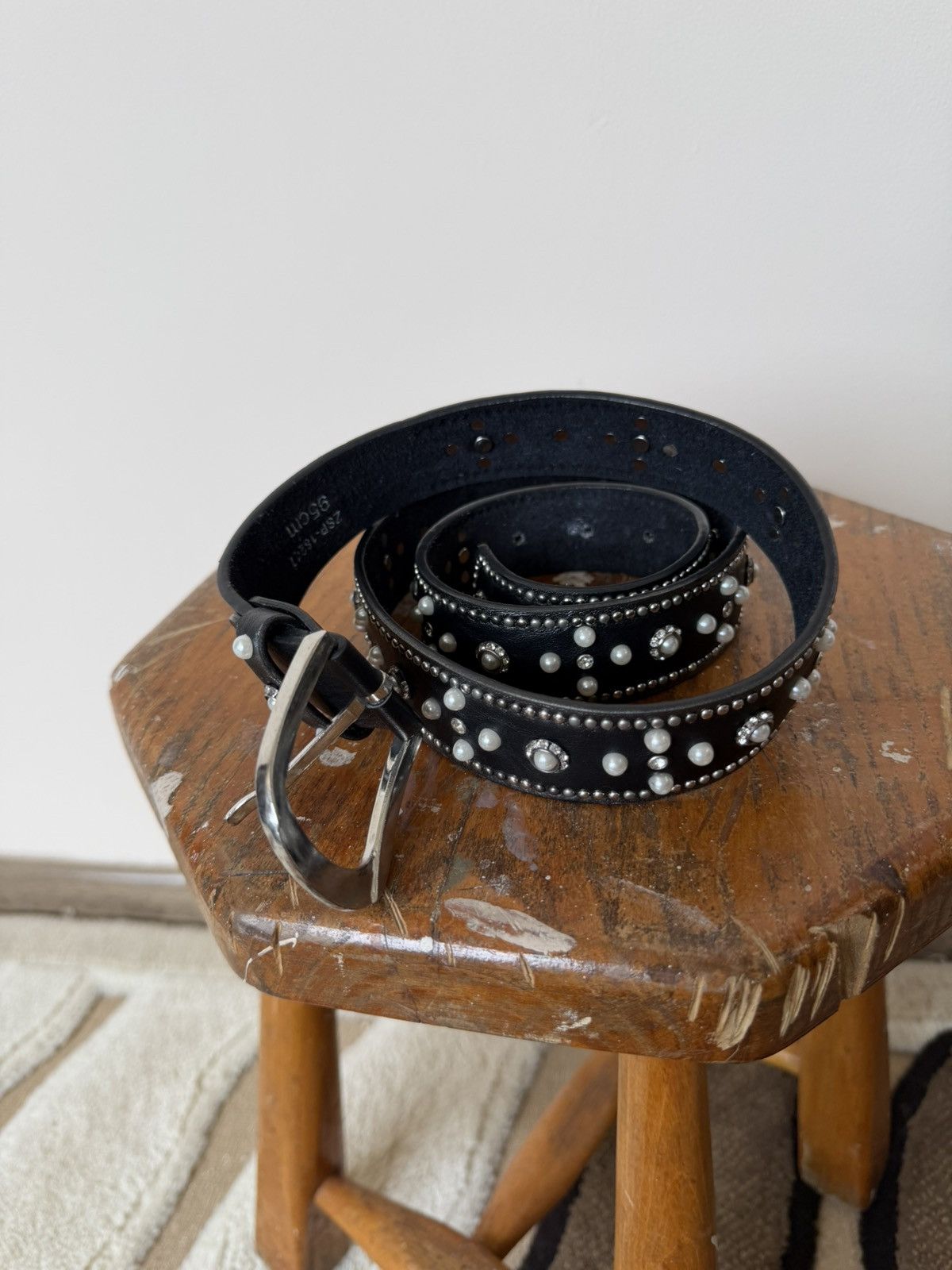 Japanese Brand Japanese Style Real Leather SNAKE Print Belt 90s Y2K Size ONE SIZE - 6 Thumbnail