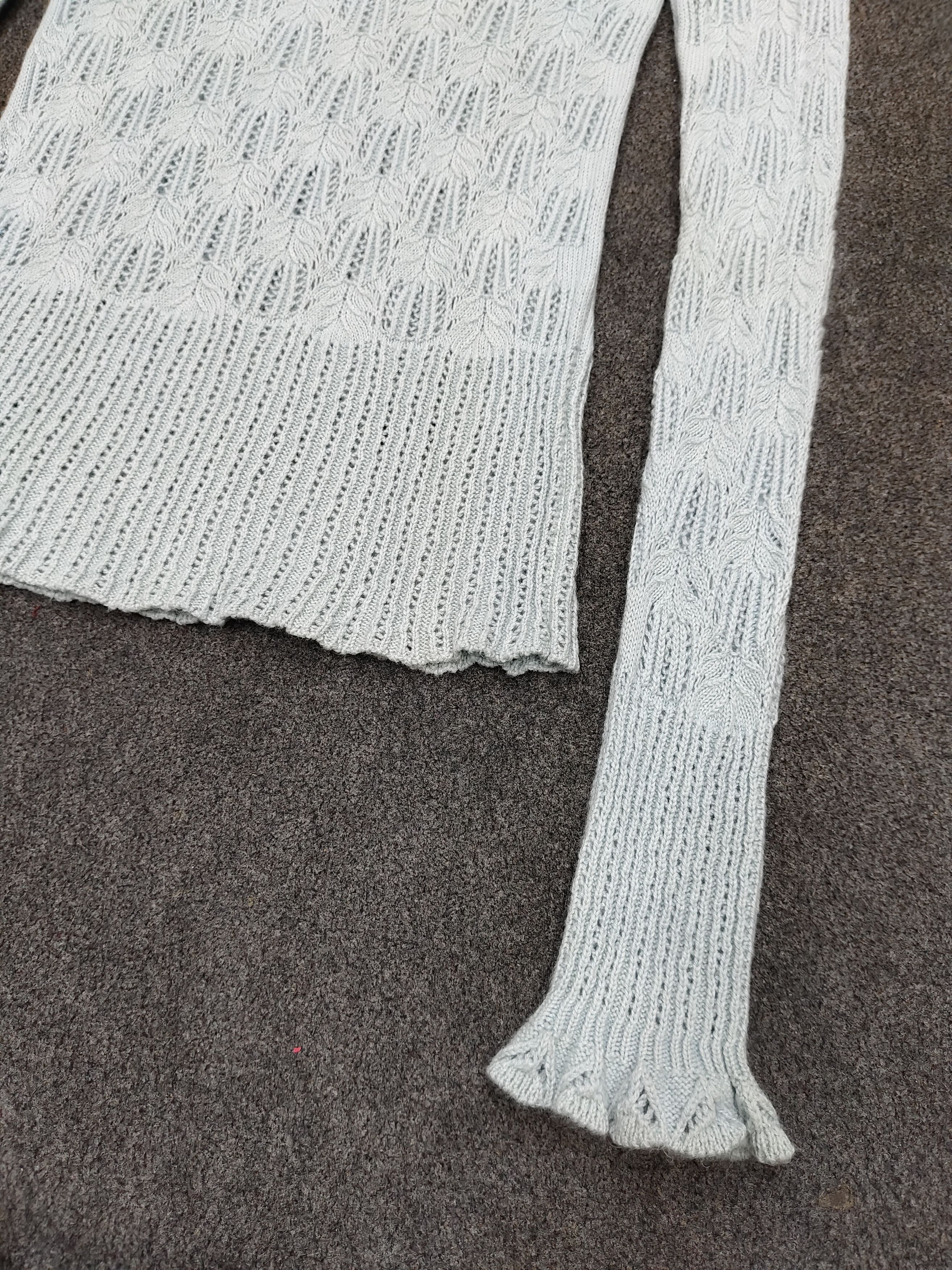 Vintage 🇮🇹 Vtg Andre Maurice Design Cashmere Knitted Sweater Size L / US 10 / IT 46 - 5 Thumbnail