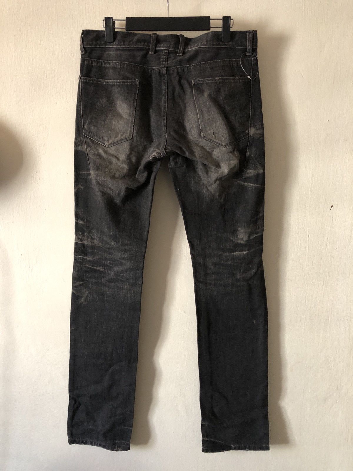 Black Barrett × Neil Barrett Black Barrett by Neil Barrett Slim Denim Jeans Size US 34 / EU 50 - 3 Thumbnail