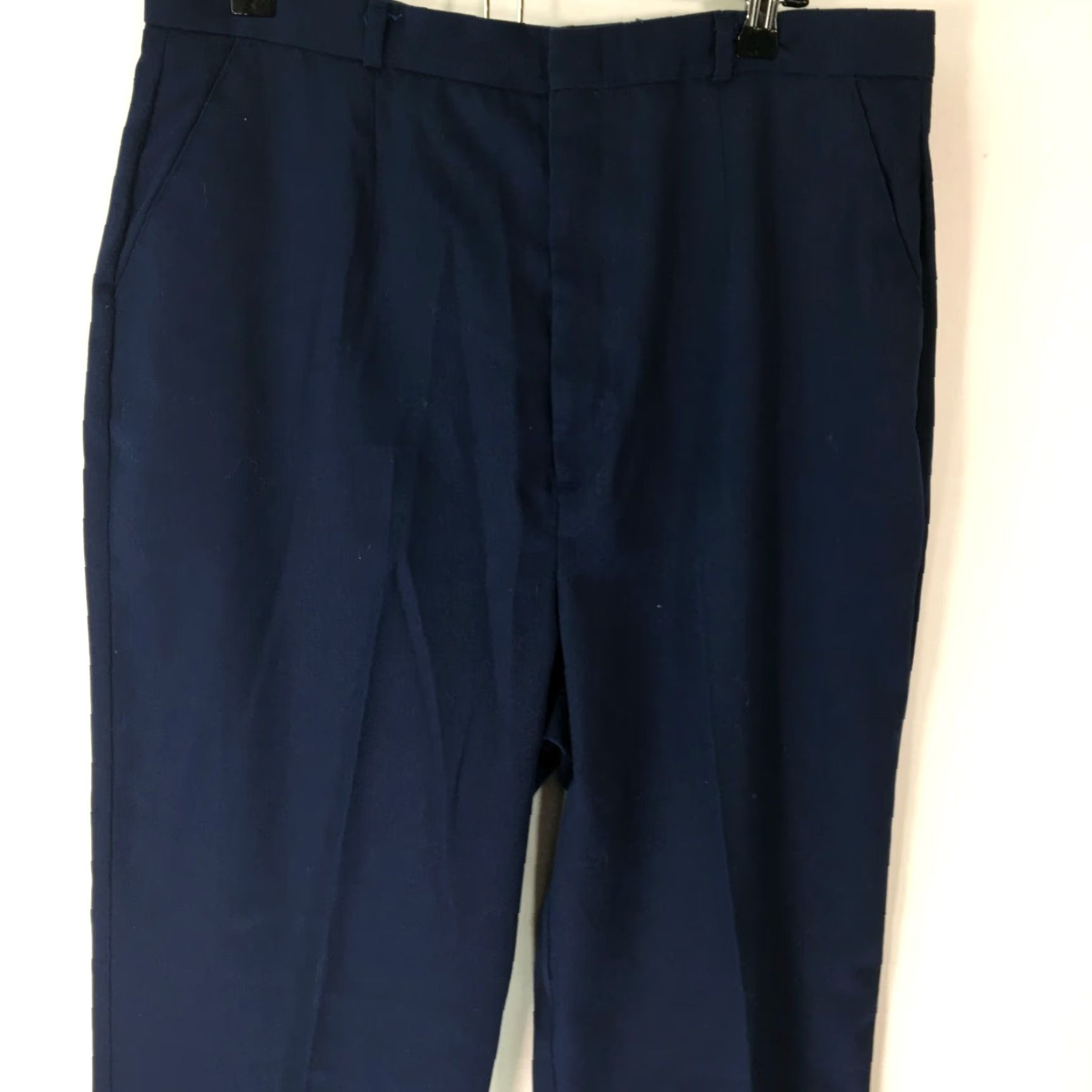 Vintage Lord Isaacs Sport Women's Dress Pants Regular High Rise Blue Size 24" / US 00 / IT 34 - 2 Thumbnail