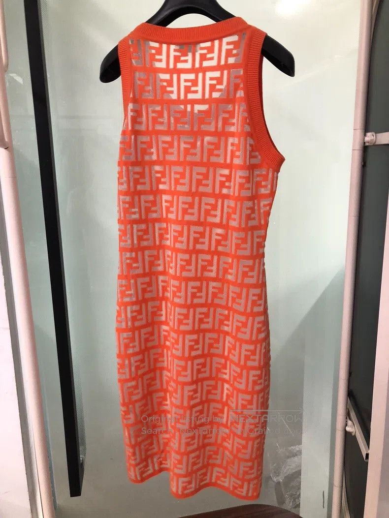 Fendi Fendi All-Print Dress Size XS / US 0-2 / IT 36-38 - 2 Thumbnail