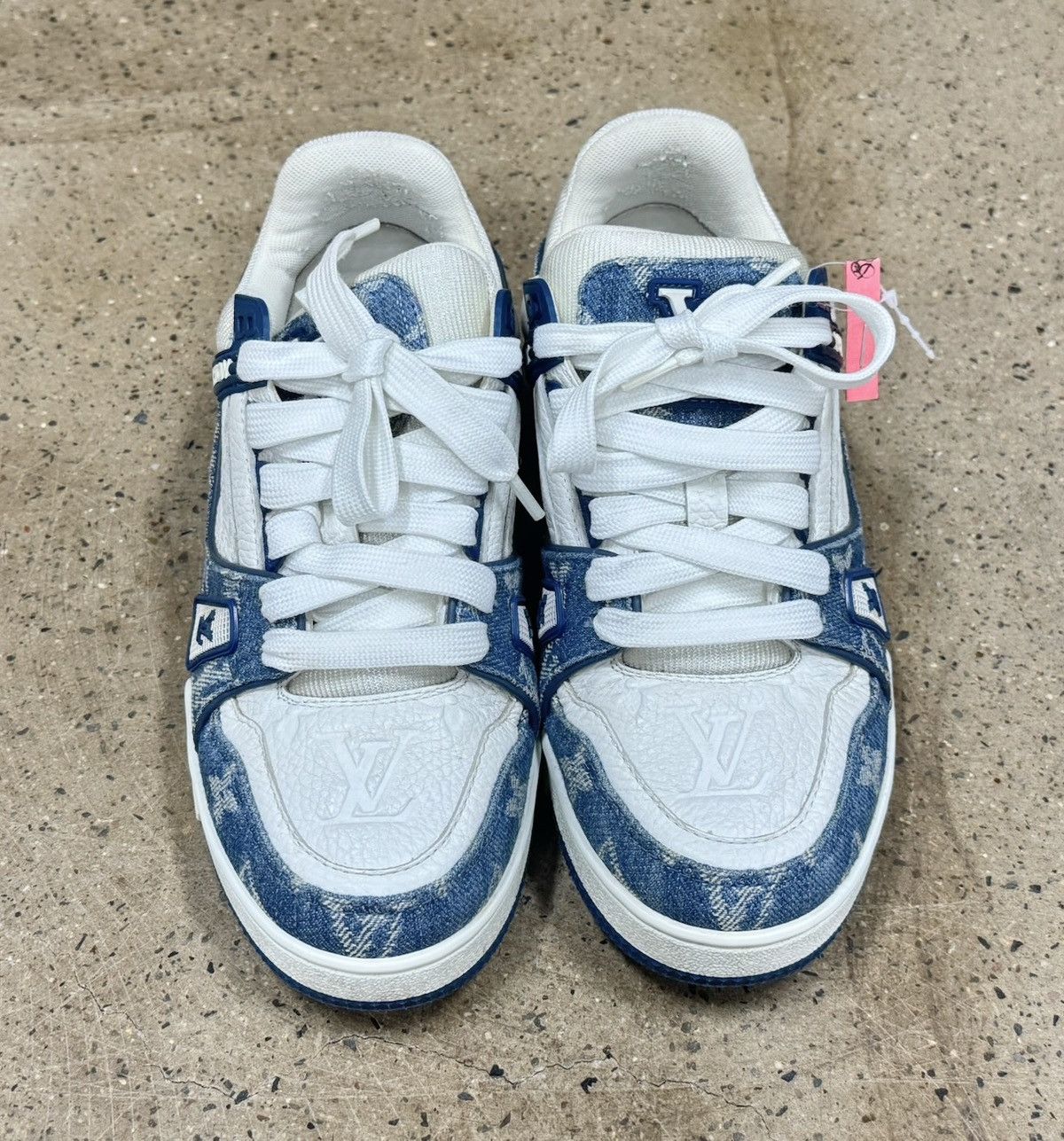 Louis Vuitton LV Louis Vuitton Trainer Denim size35 Size US 5 / IT 35 - 3 Thumbnail