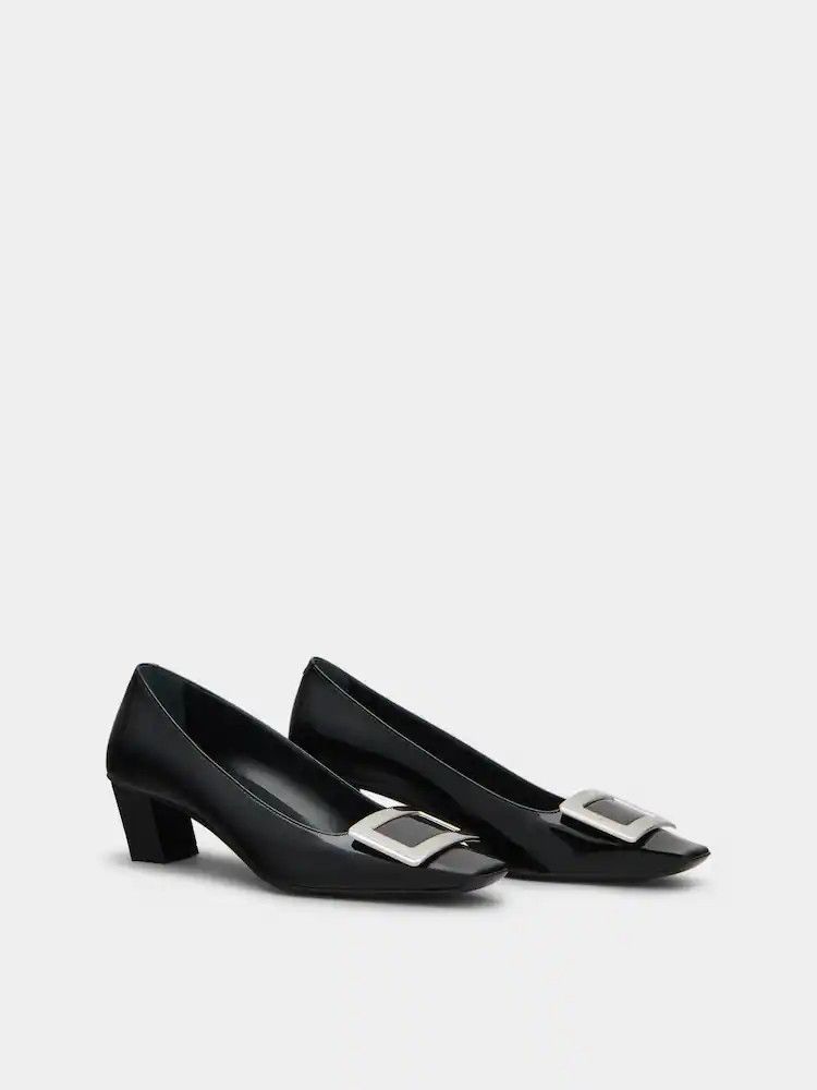 Roger Vivier o1s22i1n0824 Belle Viver 45 Pumps in Black Size US 10 / IT 40 - 3 Thumbnail