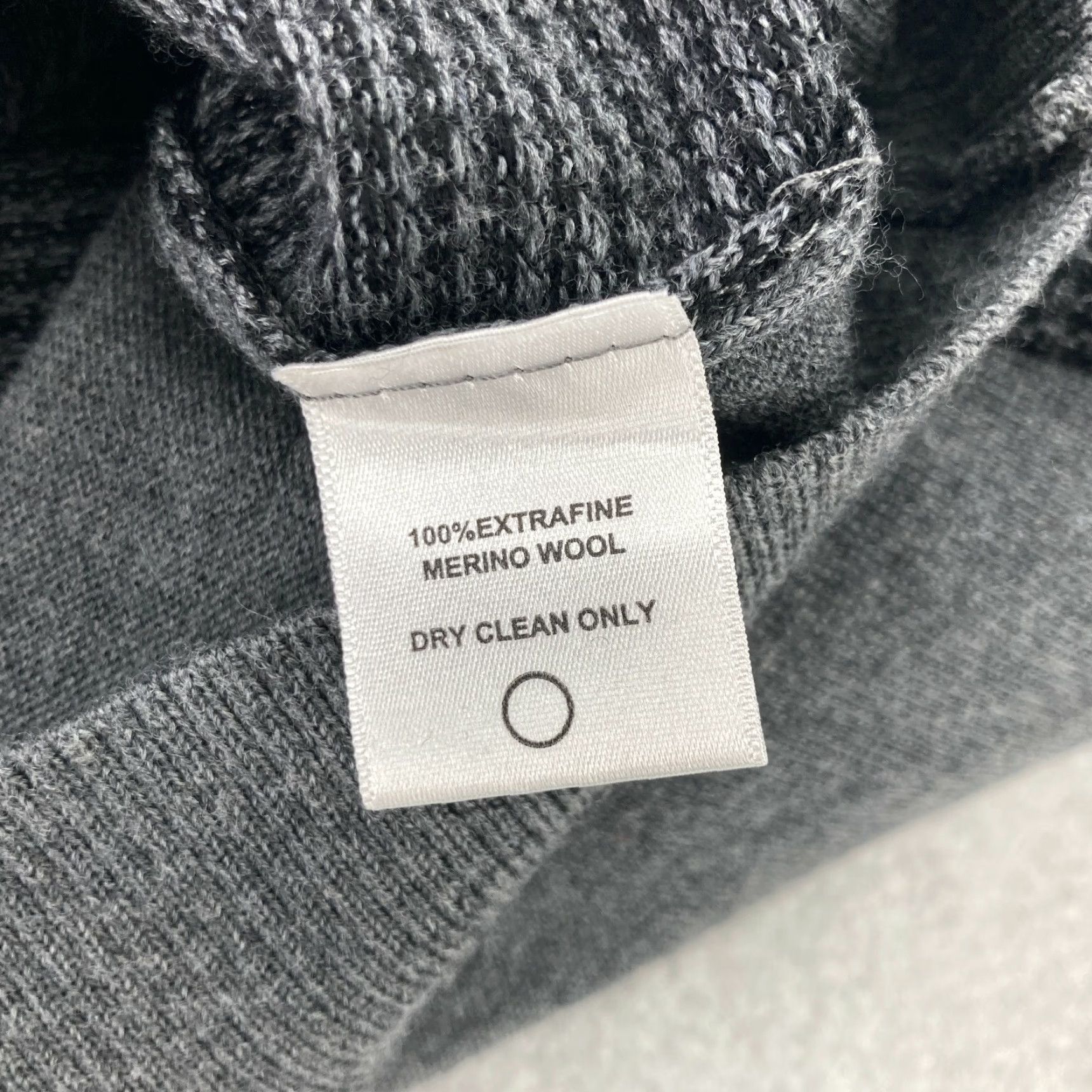 Vintage Thomas Dean Mens Gray 2 Tone Sweater 100% Extra Fine Merino Wool Italian Size XL Size US XL / EU 56 / 4 - 5 Thumbnail