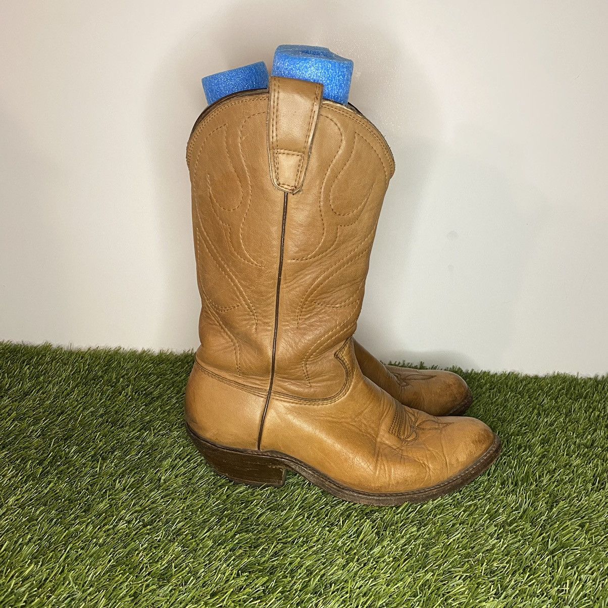 Vintage 1977 Stewart Co. Boots Hand Made in USA Cowboy Boots Size US 9 / EU 42 - 5 Thumbnail