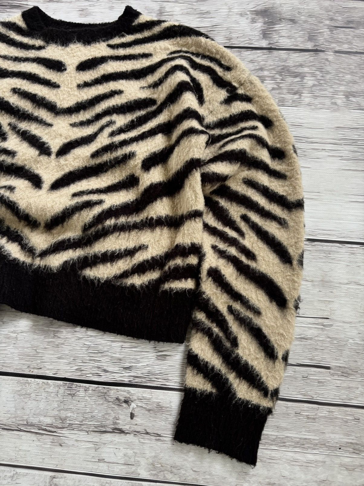 Hysteric Glamour × Yohji Yamamoto Vintage Y2K Mohair Teddy Grass Sweater Cutie Style Size US M / EU 48-50 / 2 - 4 Thumbnail