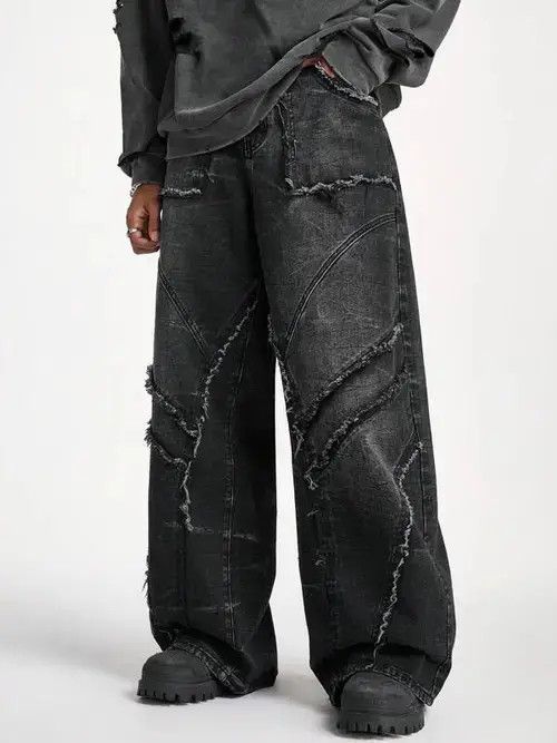 Jean Mikami x Gotoh Baggy patchwork cargo Opium Size US 32 / EU 48 - 4 Thumbnail