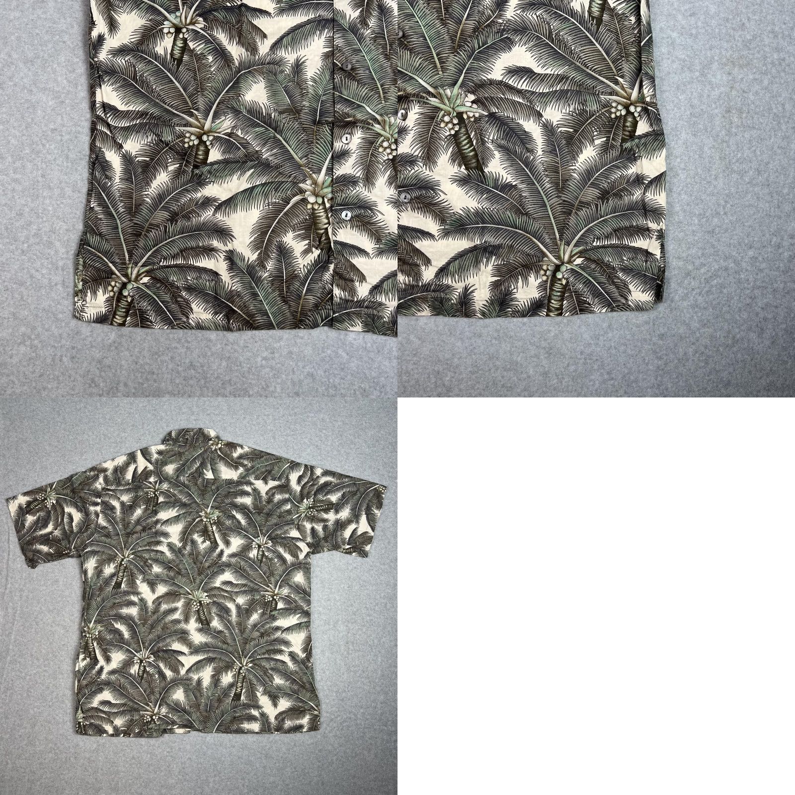 Tori Richard Tori Richard Shirt Mens XL Brown Tan Palm Tree Hawaiian Aloha Button Up Cotton Size US XL / EU 56 / 4 - 8 Thumbnail