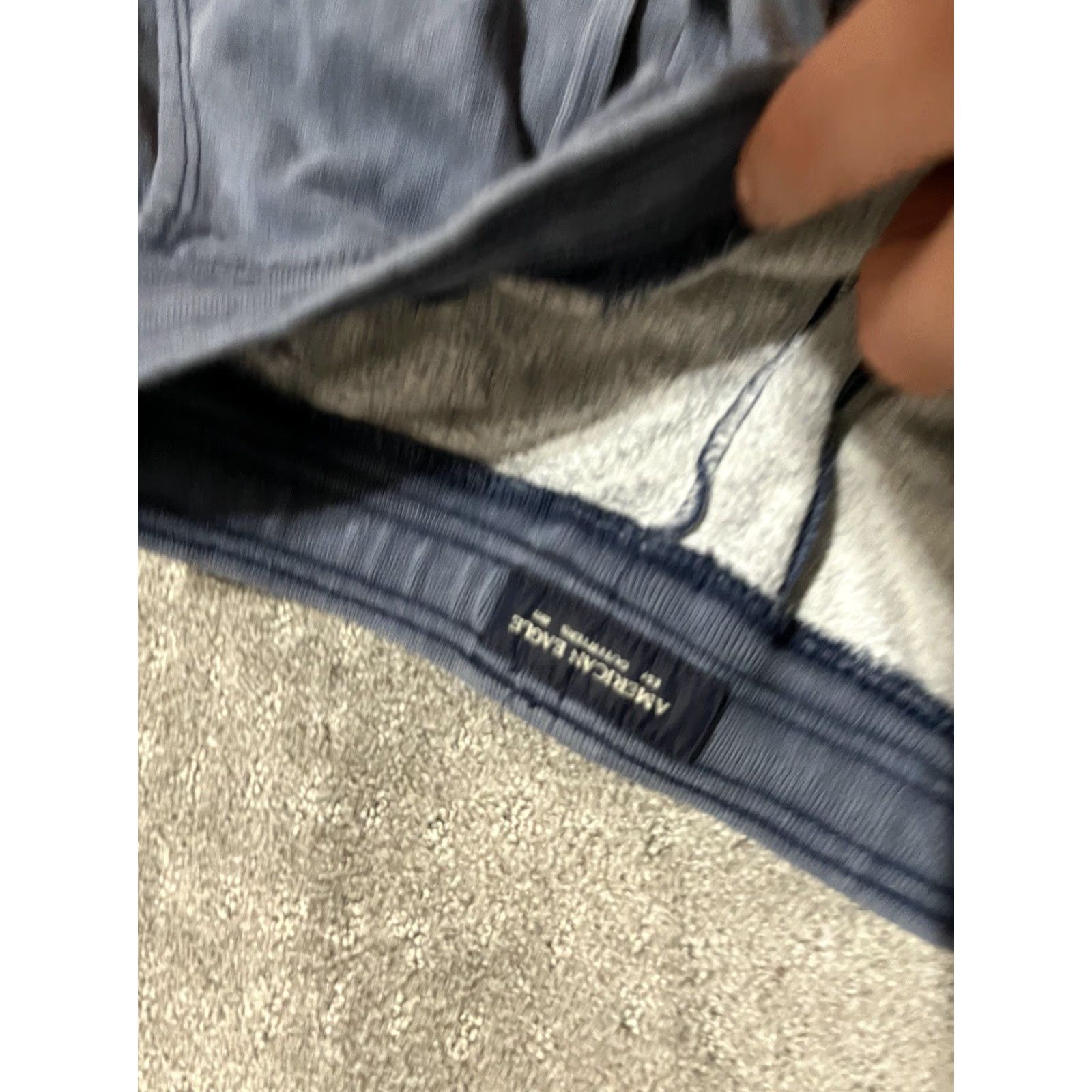 Vintage VINTAGE American Eagle Jogger Pants Men XS Blue Cotton Blend Activewear Casual Travel Size US 27 - 7 Thumbnail