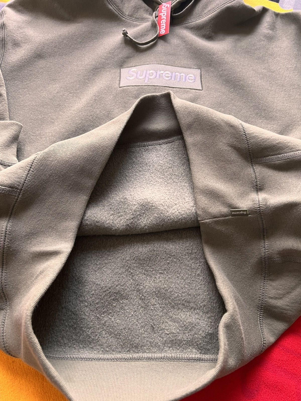 Supreme M Supreme Box Logo Hooded Sweatshirt olive FW25 green hoodie Size US M / EU 48-50 / 2 - 11 Thumbnail