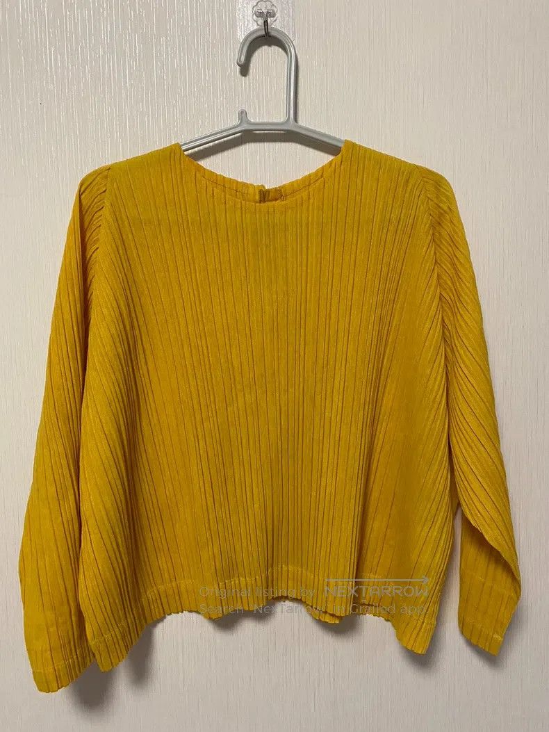 Issey Miyake Issey Miyake Blended Cotton Long Sleeve Top Size L / US 10 / IT 46 - 1 Thumbnail