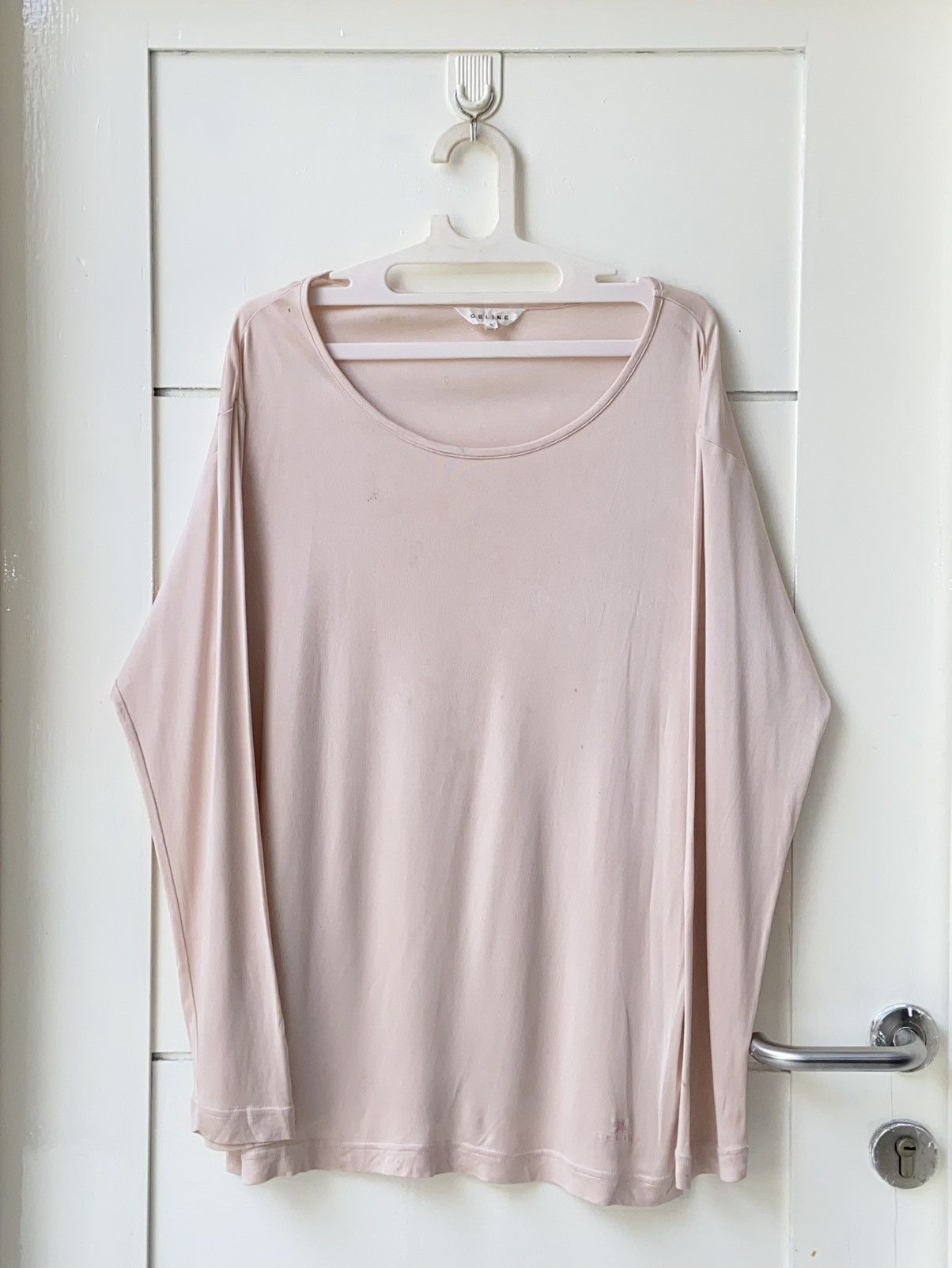 Celine CELINE Pink Long Sleeve T-shirt Size US M / EU 48-50 / 2 - 9 Thumbnail