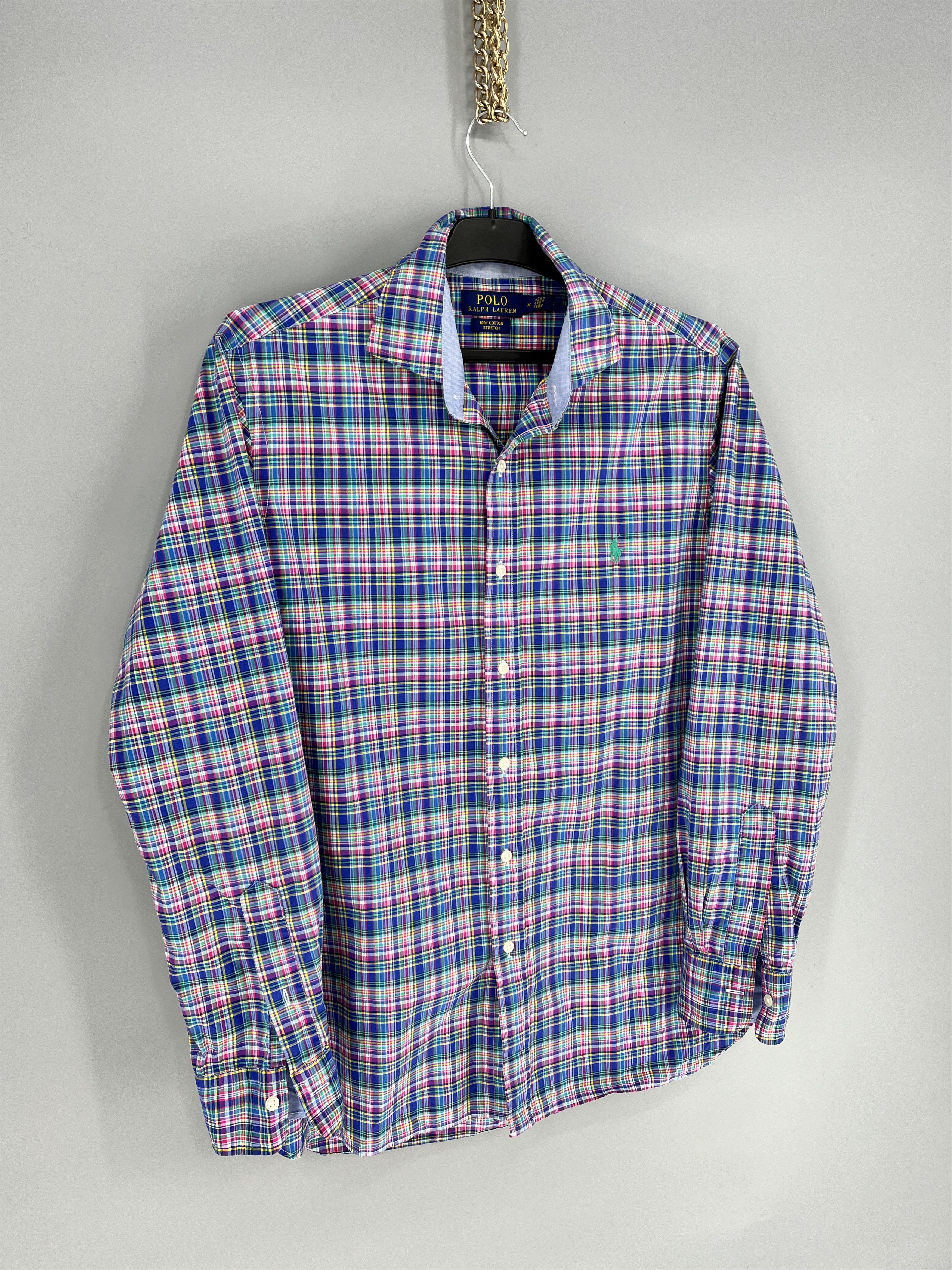 Polo Ralph Lauren Vintage y2k Polo Ralph Lauren Plaid Blake Cotton Flannel Size US M / EU 48-50 / 2 - 2 Thumbnail
