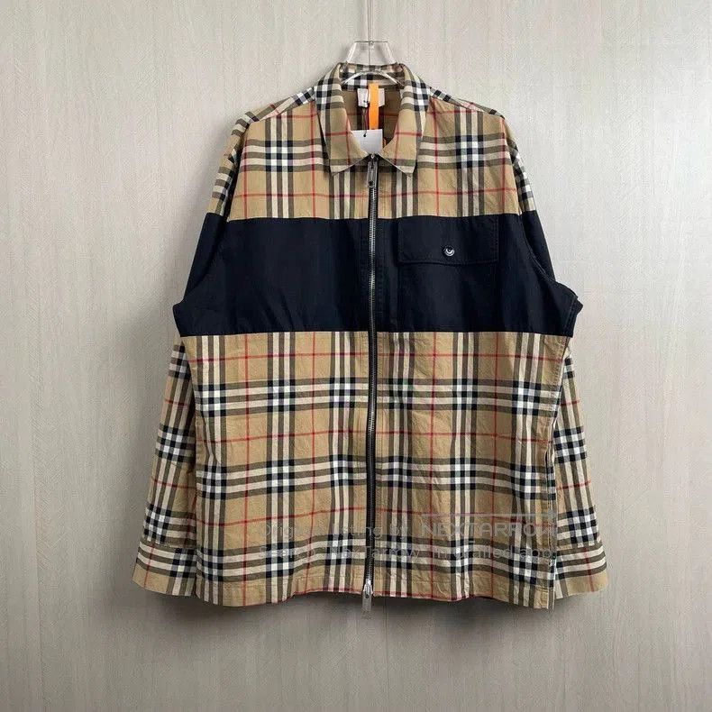 Burberry Burberry Colorblock Plaid Zip Jacket. Size US L / EU 52-54 / 3 - 1 Thumbnail