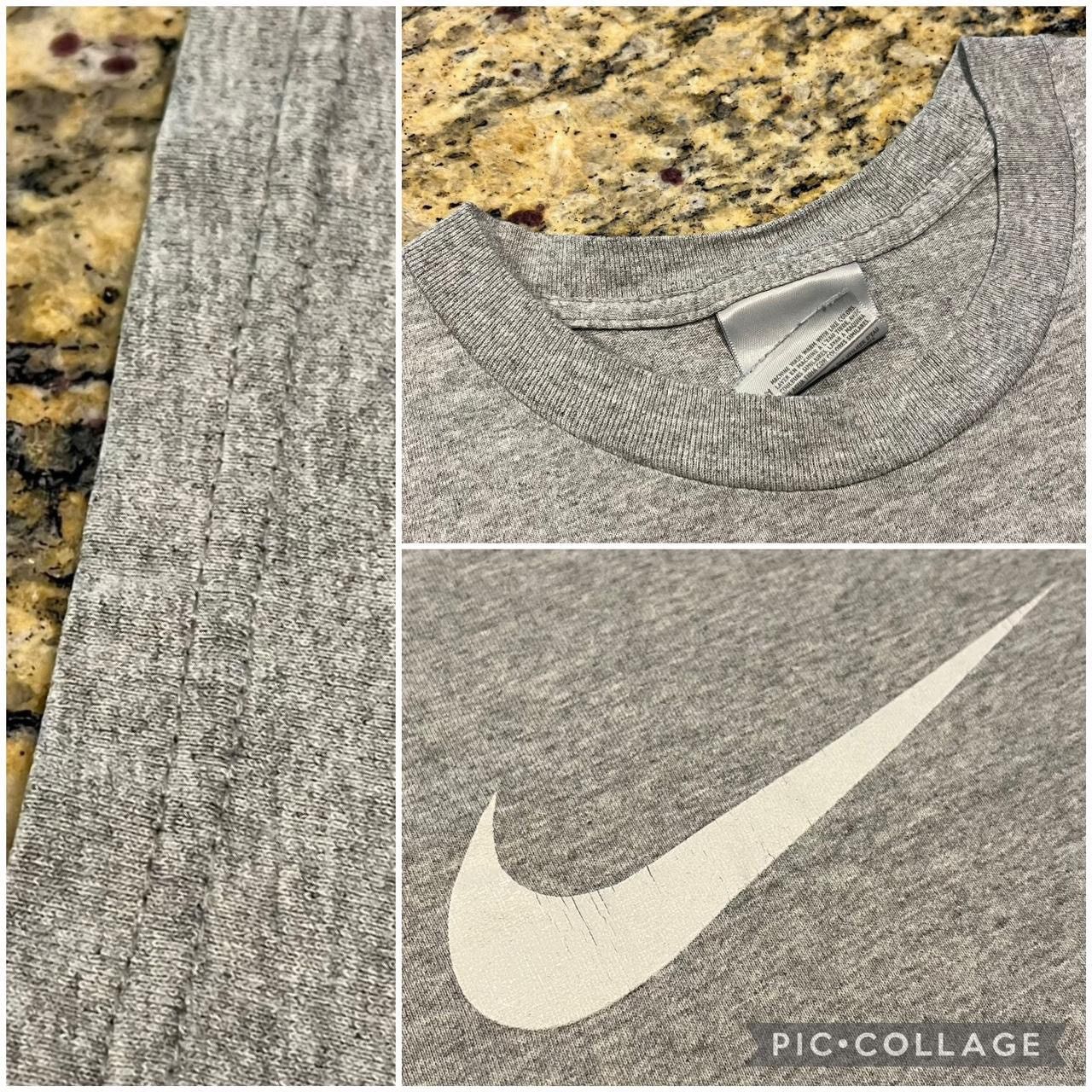 Nike × Vintage Vintage Nike Center Swoosh Essential Sports Tshirt Size US L / EU 52-54 / 3 - 3 Thumbnail