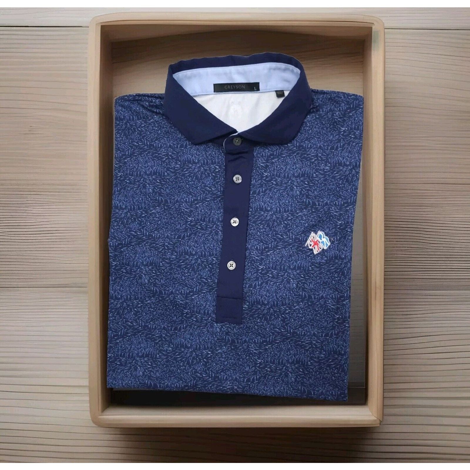Grenson Greyson Maidstone Club Recycled Golf Polo Shirt L Size US L / EU 52-54 / 3 - 1 Thumbnail