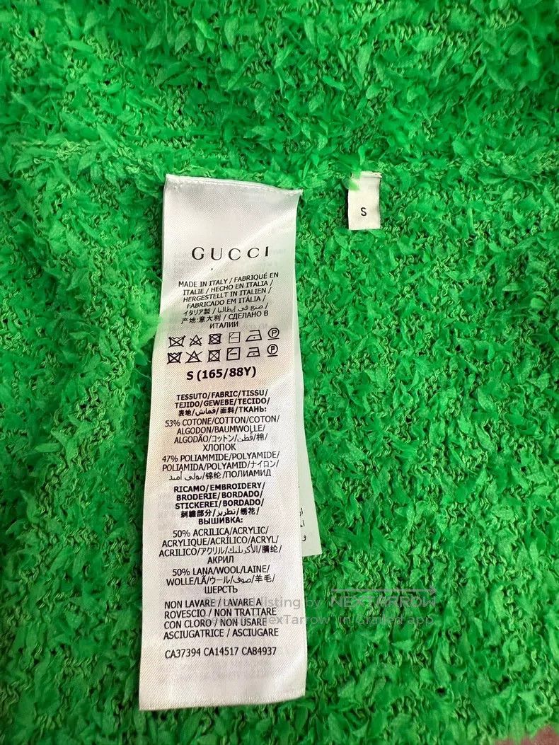 Gucci Gucci Green plush short sleeves Size S / US 4 / IT 40 - 5 Thumbnail