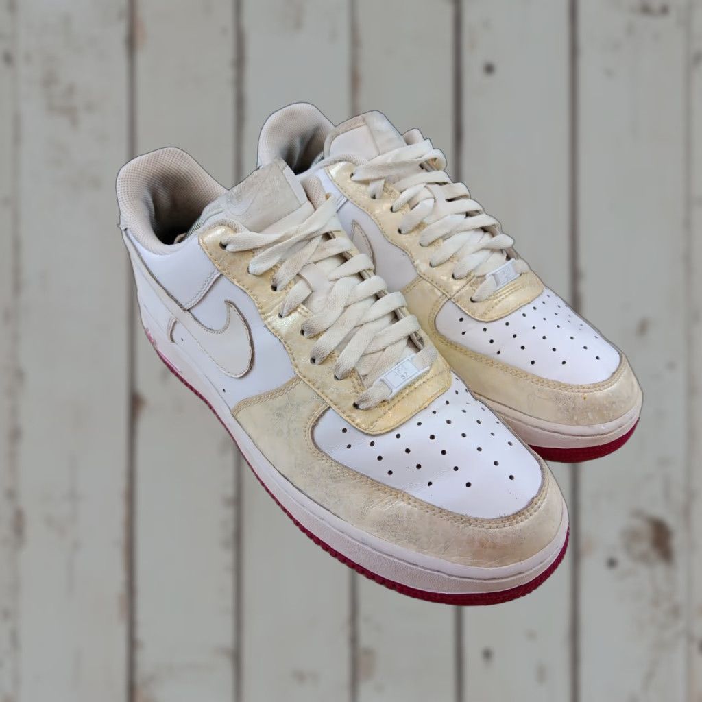 Nike Nike Air Force 1 Low Sneakers Womens Size 12 White Pearl Rave Pink 315115-116 Size US 12 / IT 42 - 1 Thumbnail