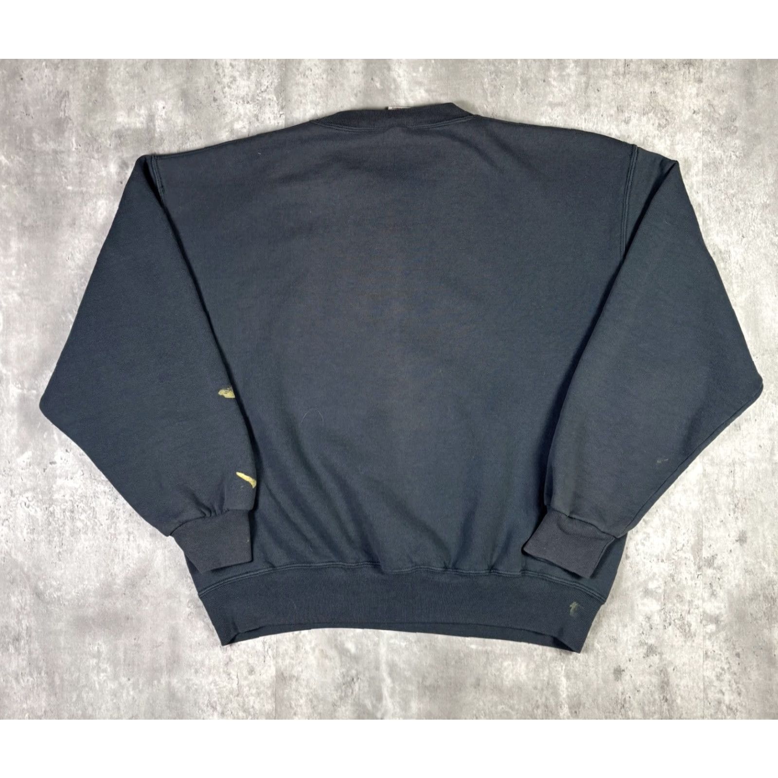 Russell Athletic VINTAGE Russell Athletic Pullover Sweatshirt Blue 90s Mens L Heavyweight Fleece Size US L / EU 52-54 / 3 - 2 Thumbnail