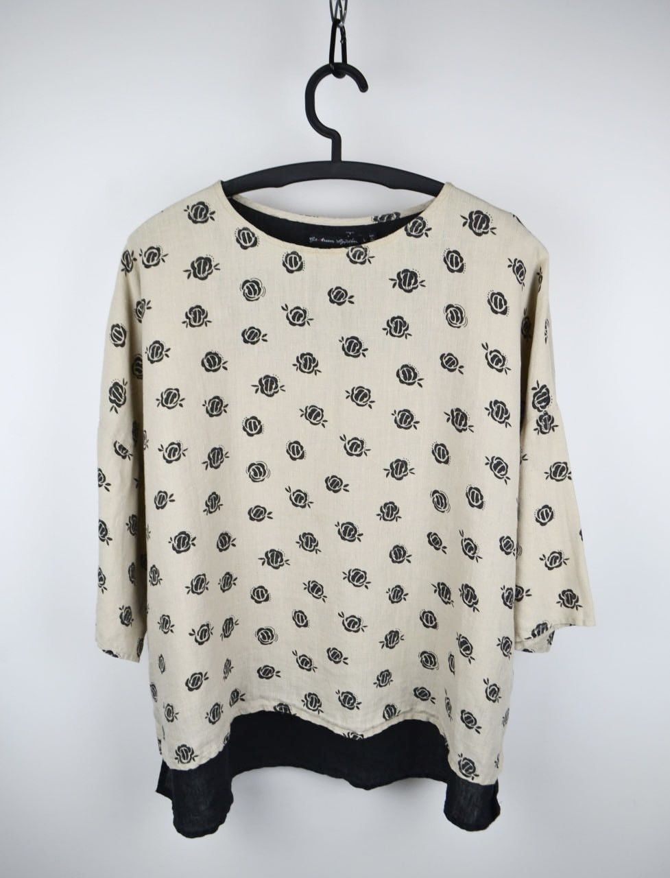 Gudrun Sjoden Gudrun Sjoden Floral Linen Women's Blouse size L Size L / US 10 / IT 46 - 2 Thumbnail