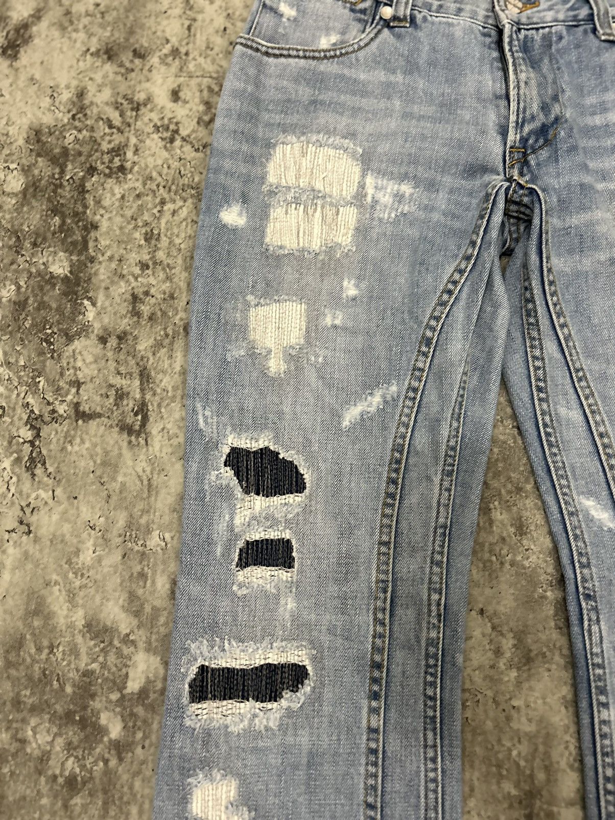 Hysteric Glamour × Japanese Brand Tokyo Aoyama Japan Distressed Jeans Size US 31 - 7 Thumbnail
