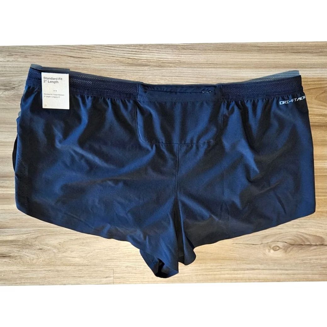 Nike Nike Running Shorts Mens 3XL Black AeroSwift Dri-Fit ADV 2" Lined FN3349-010 Size US 39 - 2 Thumbnail