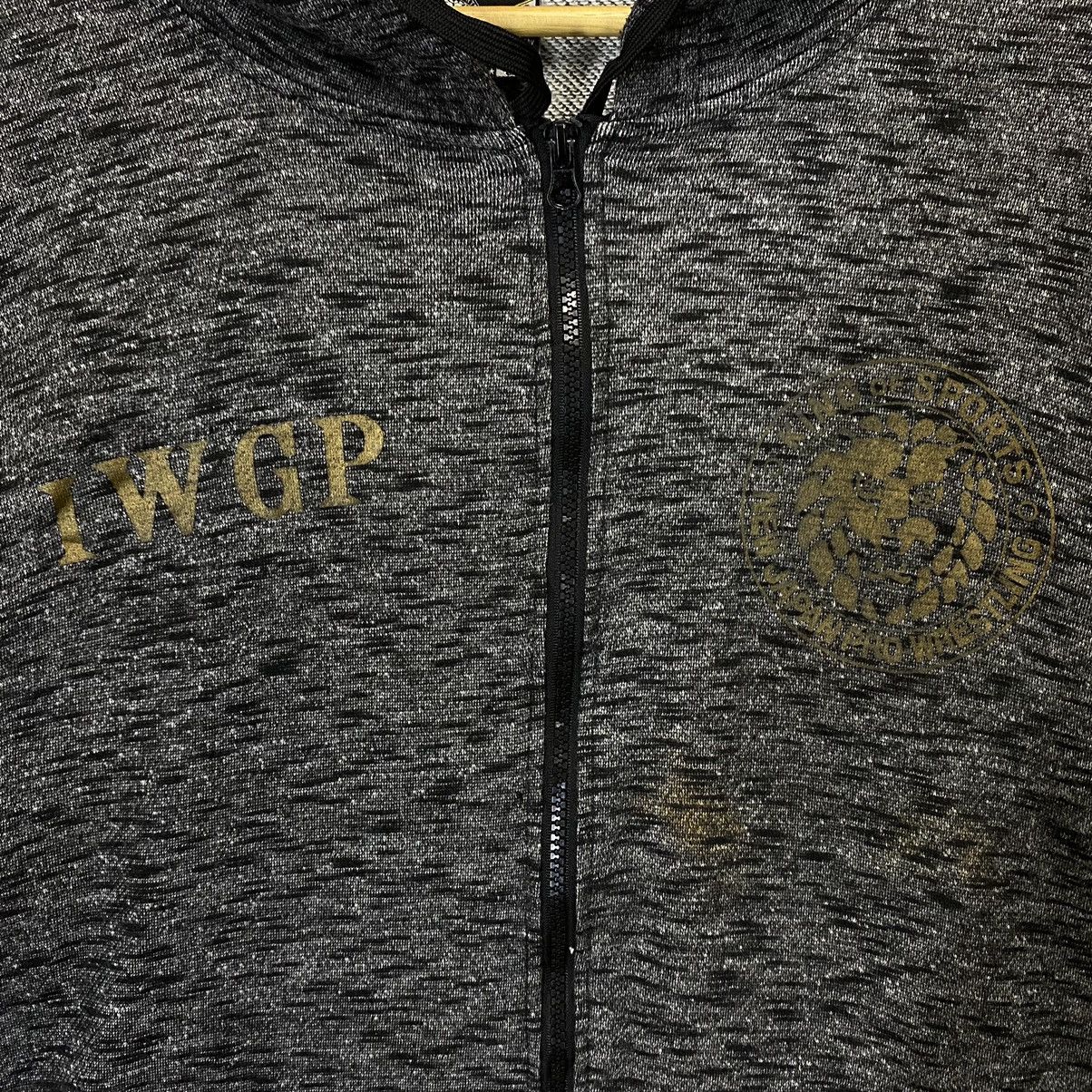 Japanese Brand × Sports Specialties × Vintage New Japan Pro Wrestling Big Logo Zipper Hoodie Size US L / EU 52-54 / 3 - 6 Thumbnail