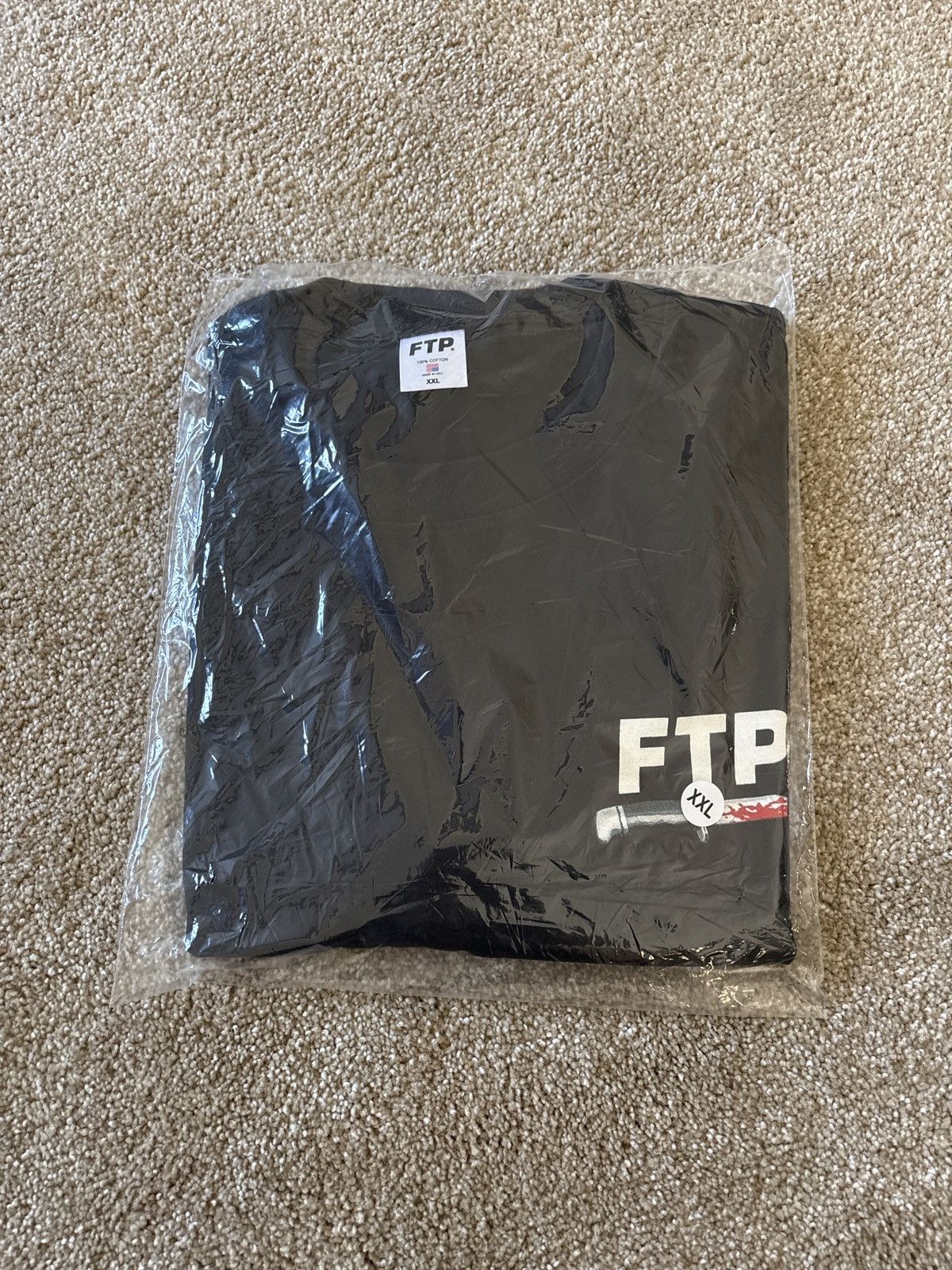 Fuck The Population FTP Ghostface Logo Tee (Black) Size US XXL / EU 58 / 5 - 1 Thumbnail